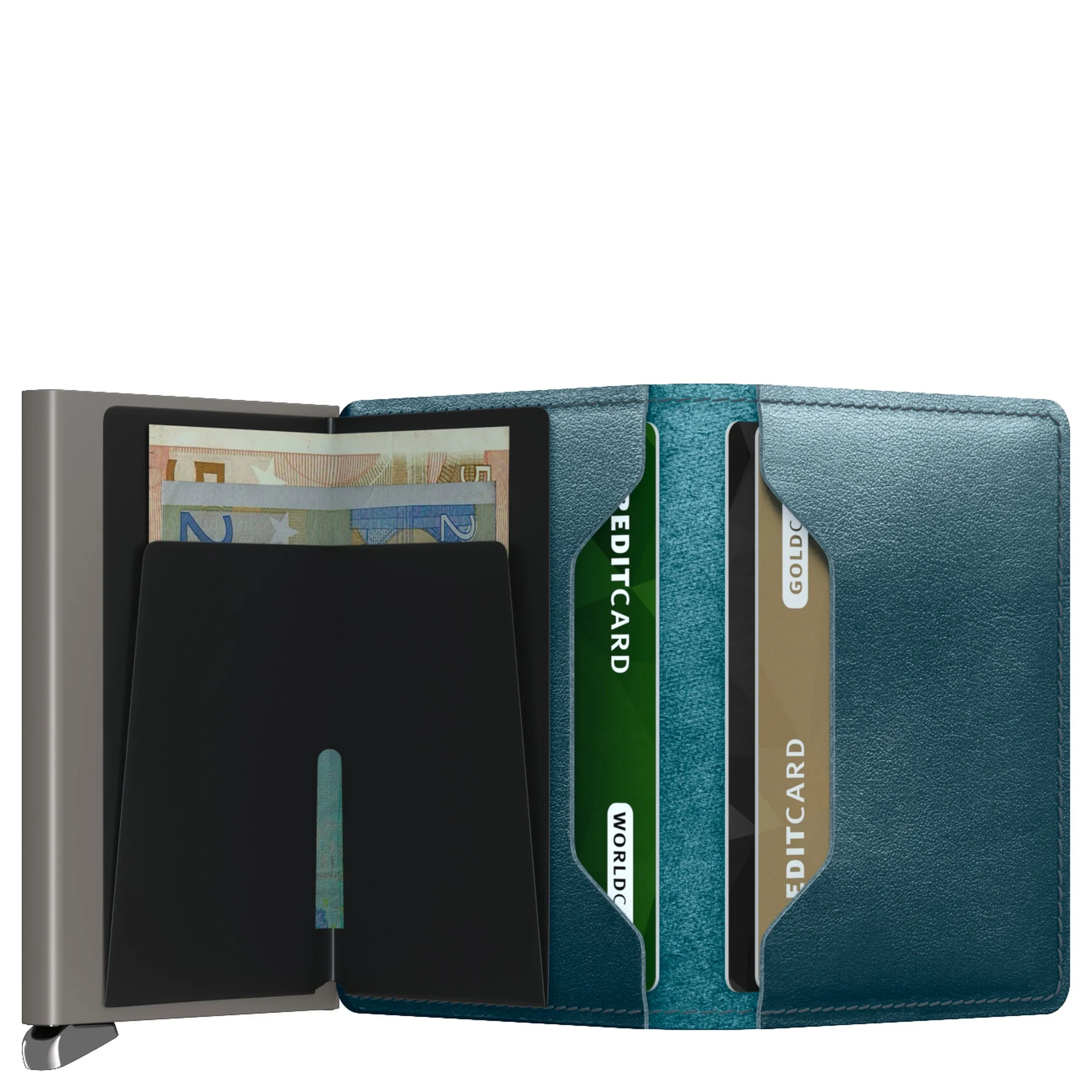 Secrid Dusk Slimwallet - Geldbörse 10.2 cm RFID (teal) - Image 5