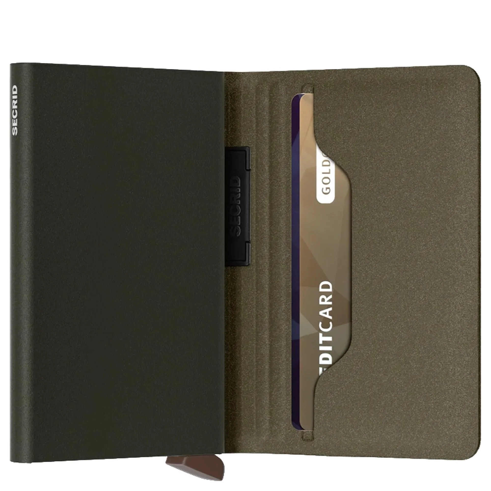 Secrid Liba Bandwallet - Geldbörse 6cc 10.2 cm RFID (green-orange) - Image 4