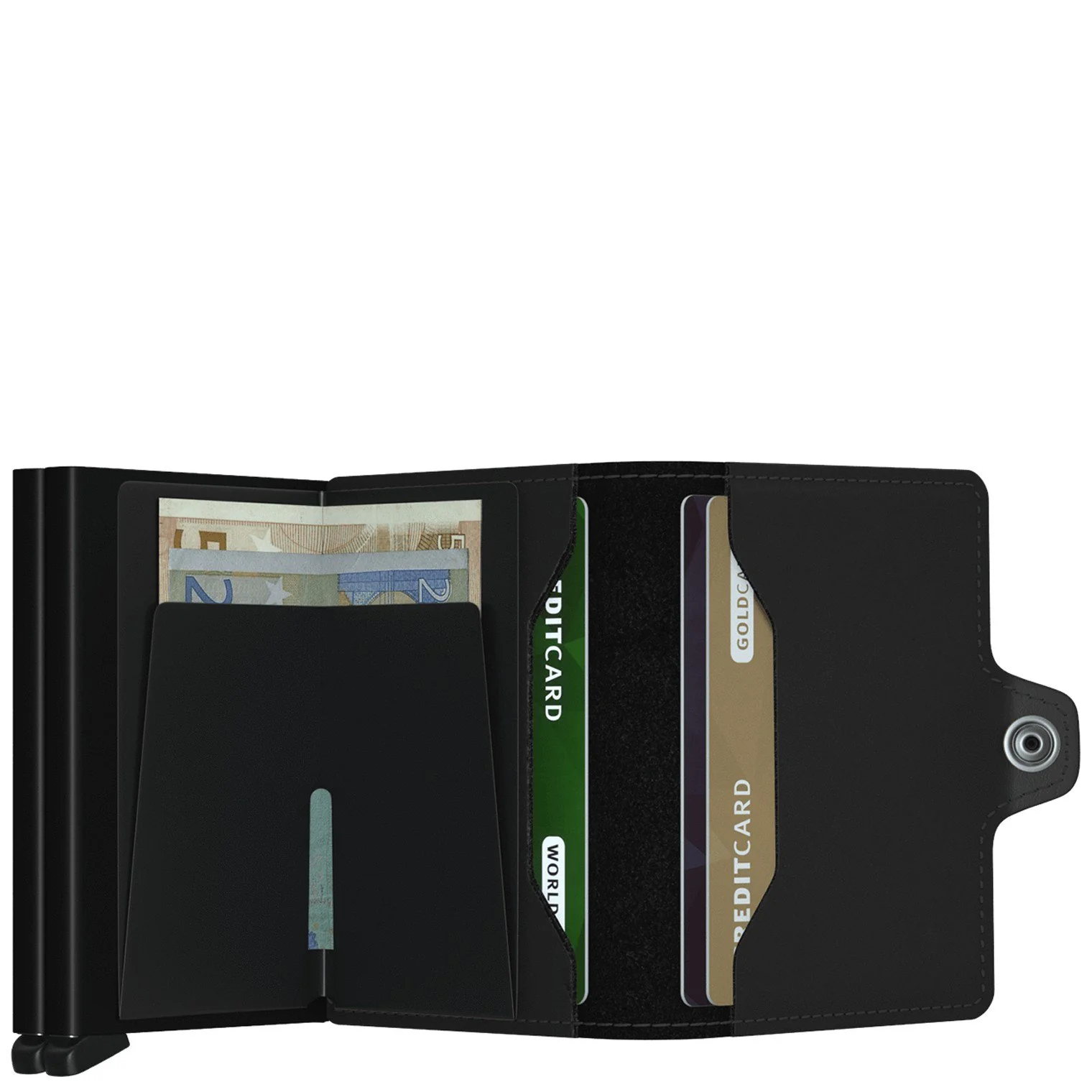Secrid Matte Twinwallet - Geldbörse 12cc 7 cm RFID (black) - Image 2
