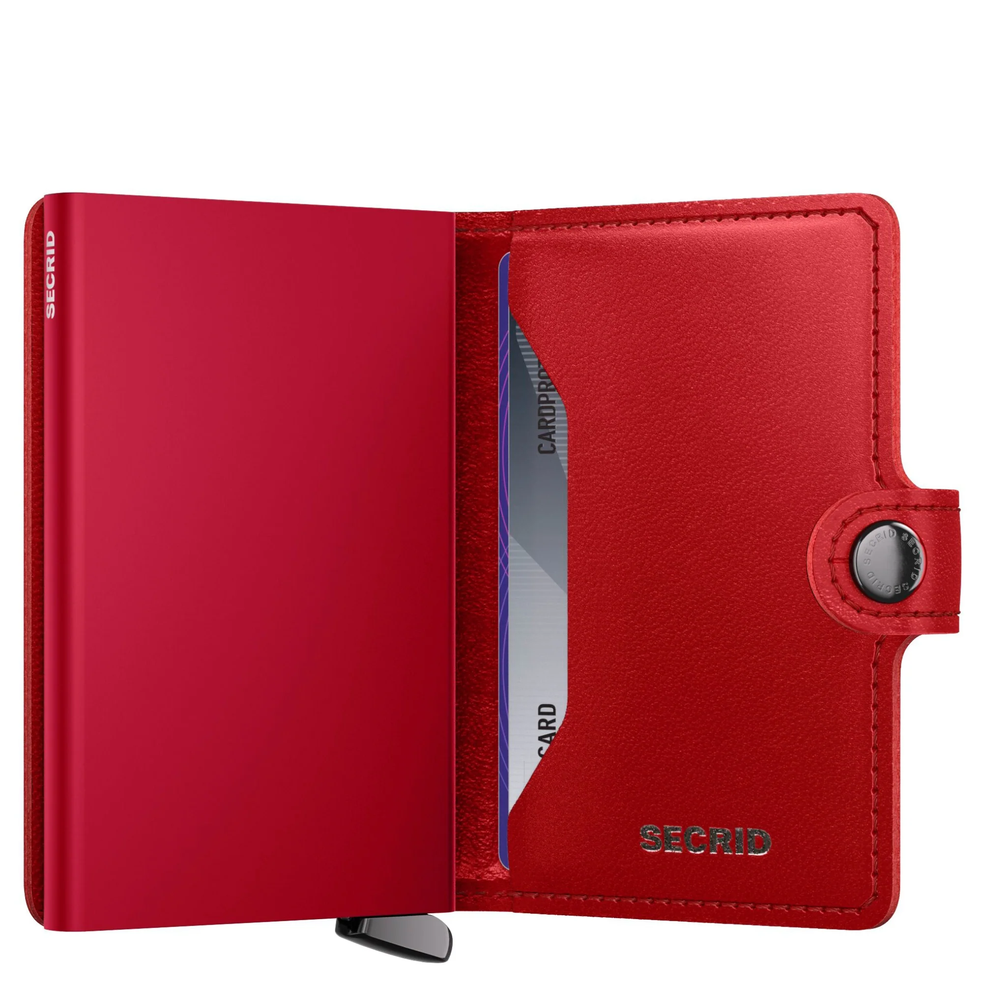 Secrid Miniwallet Emboss Diamond - Kreditkartenetui 6cc 10.2 cm RFID (red+) - Image 5
