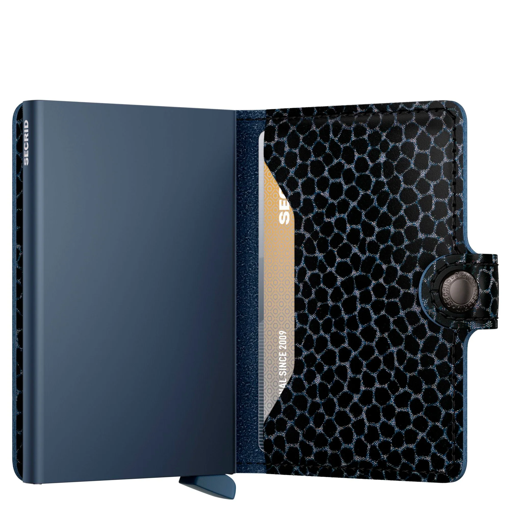 Secrid Miniwallet Giraffina - Geldbörse 6cc 10.2 cm RFID (blue) - Image 5