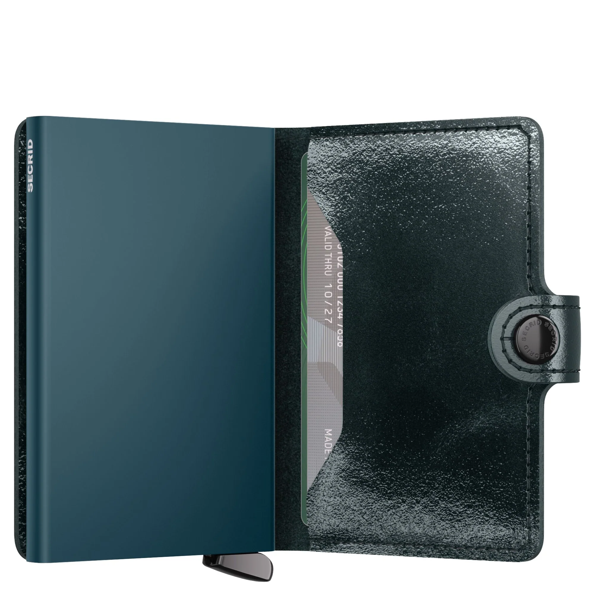 Secrid Miniwallet Naplak - Kreditkartenetui 6cc 10.2 cm RFID (bottle green+) - Image 5