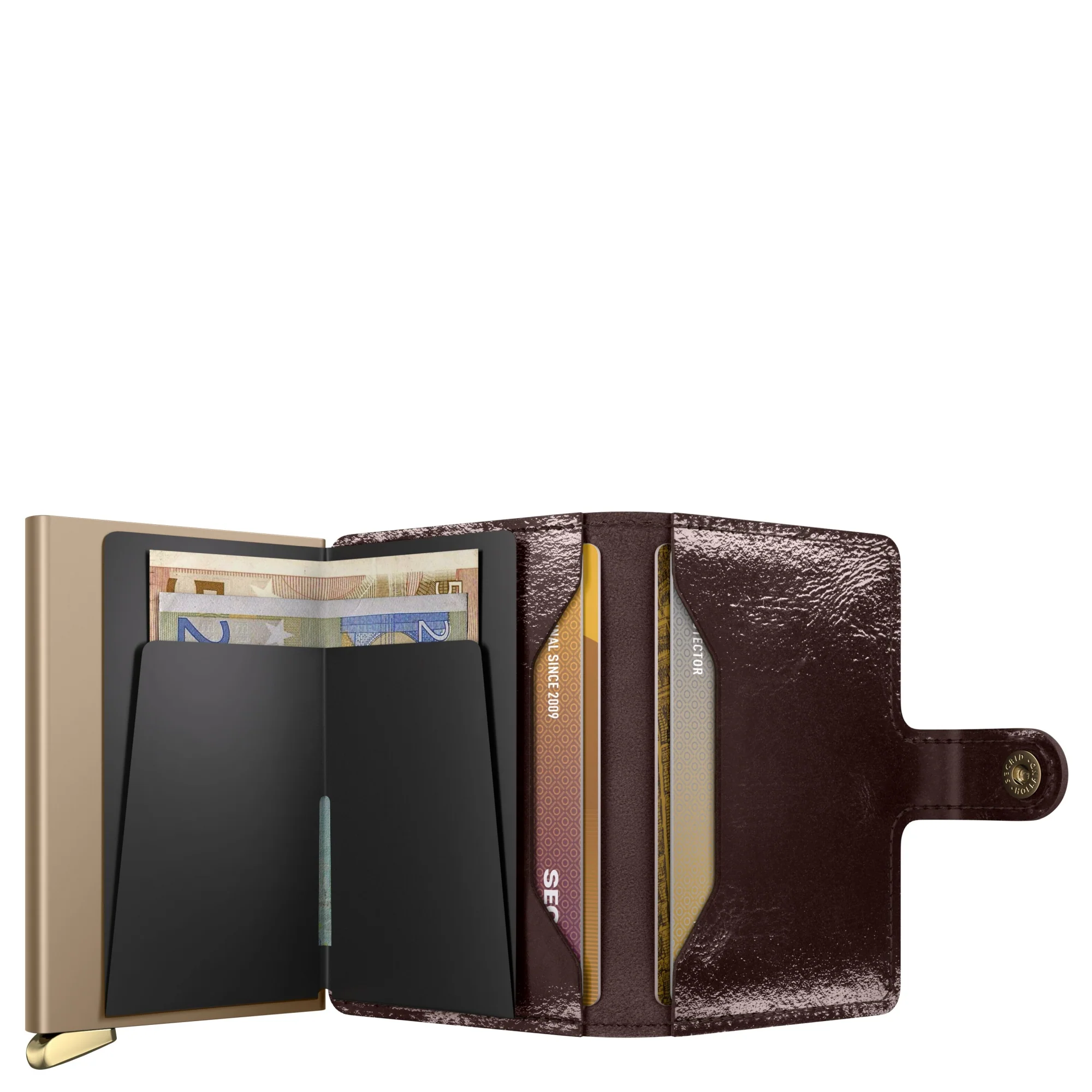 Secrid Miniwallet Naplak - Kreditkartenetui 6cc 10.2 cm RFID (mahogany+) - Image 6