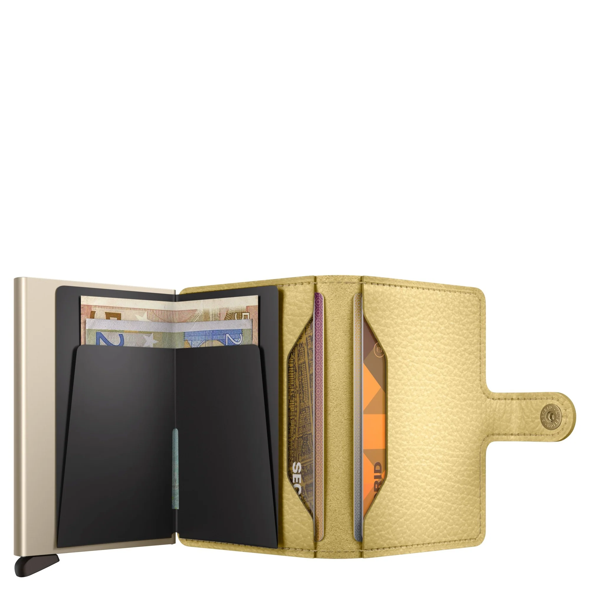 Secrid Miniwallet Pebble - Geldbörse 6cc 10.2 cm RFID (butter yellow) - Image 5