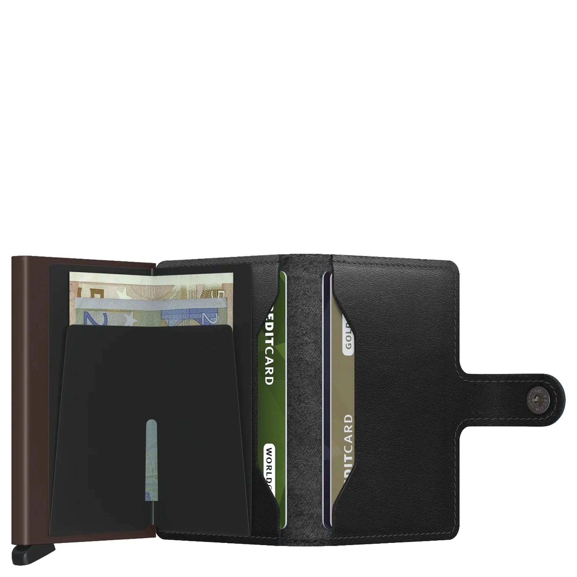 Secrid Original Miniwallet - Geldbörse RFID 6.5 cm (black-brown) - Image 2