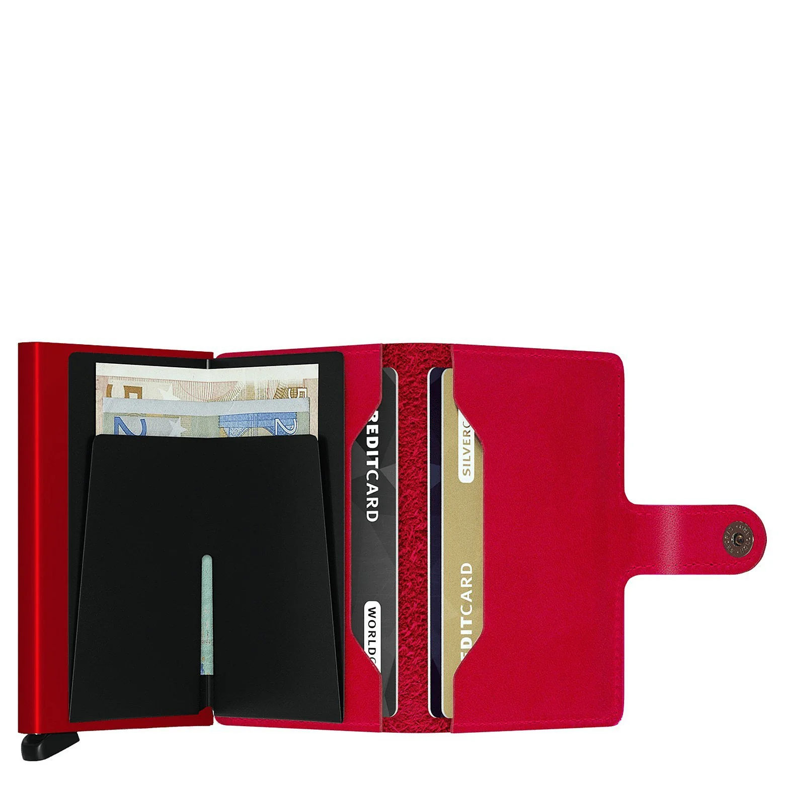 Secrid Original Miniwallet - Geldbörse RFID 6.5 cm (red-red) - Image 3