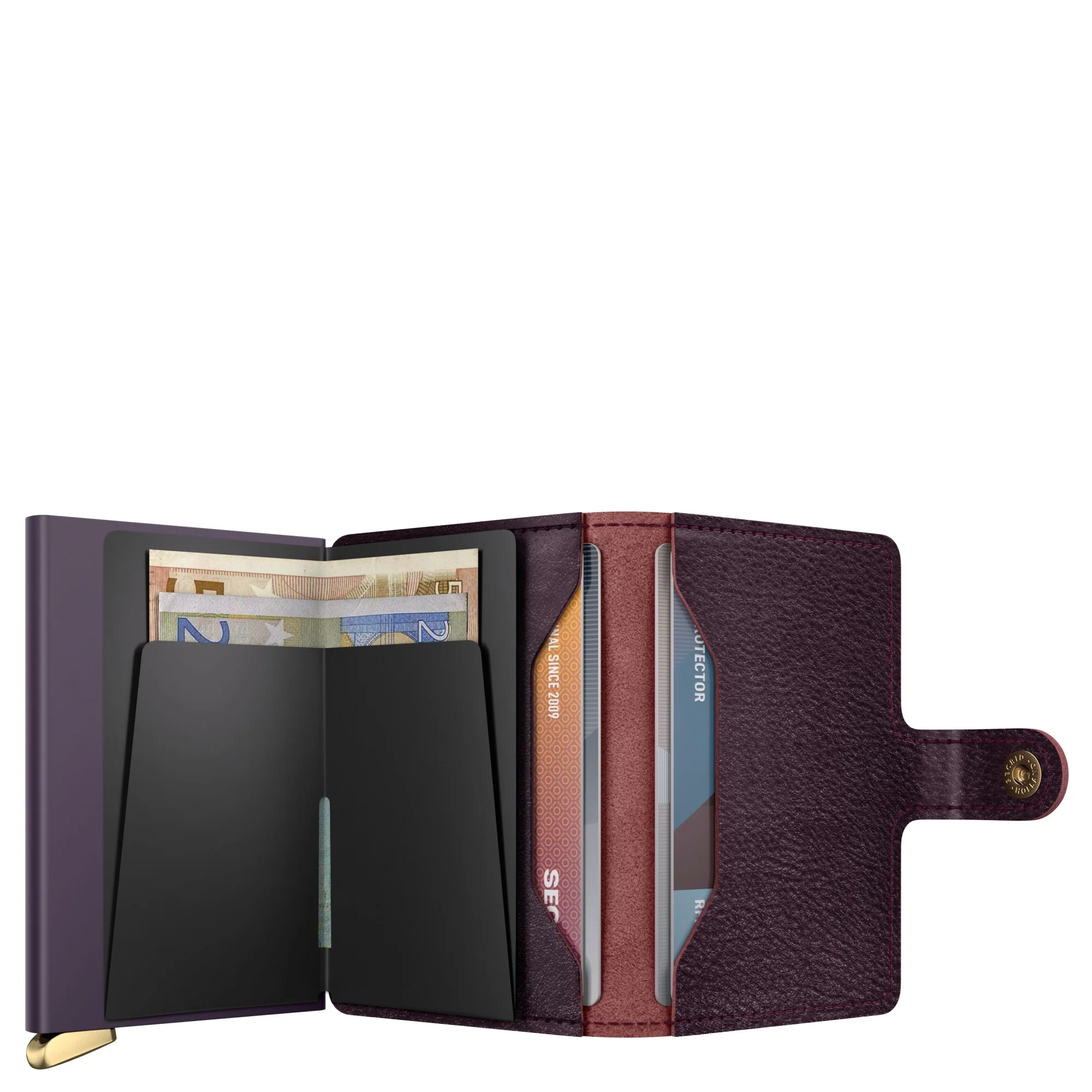 Secrid Premium Basco Miniwallet - Geldbörse RFID 6.5 cm (bordeaux+) - Image 6
