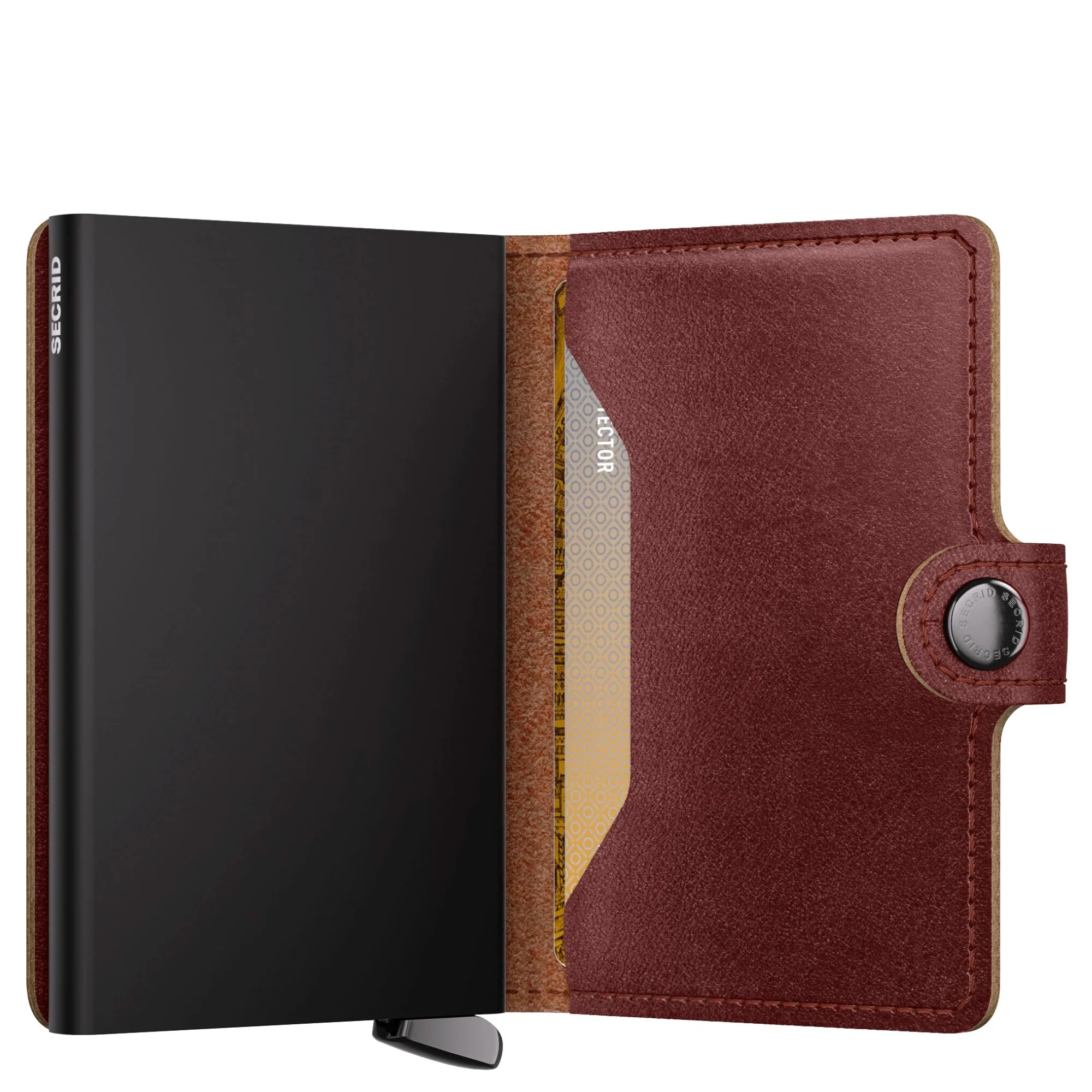Secrid Premium Basco Miniwallet - Geldbörse RFID 6.5 cm (brown+) - Image 5