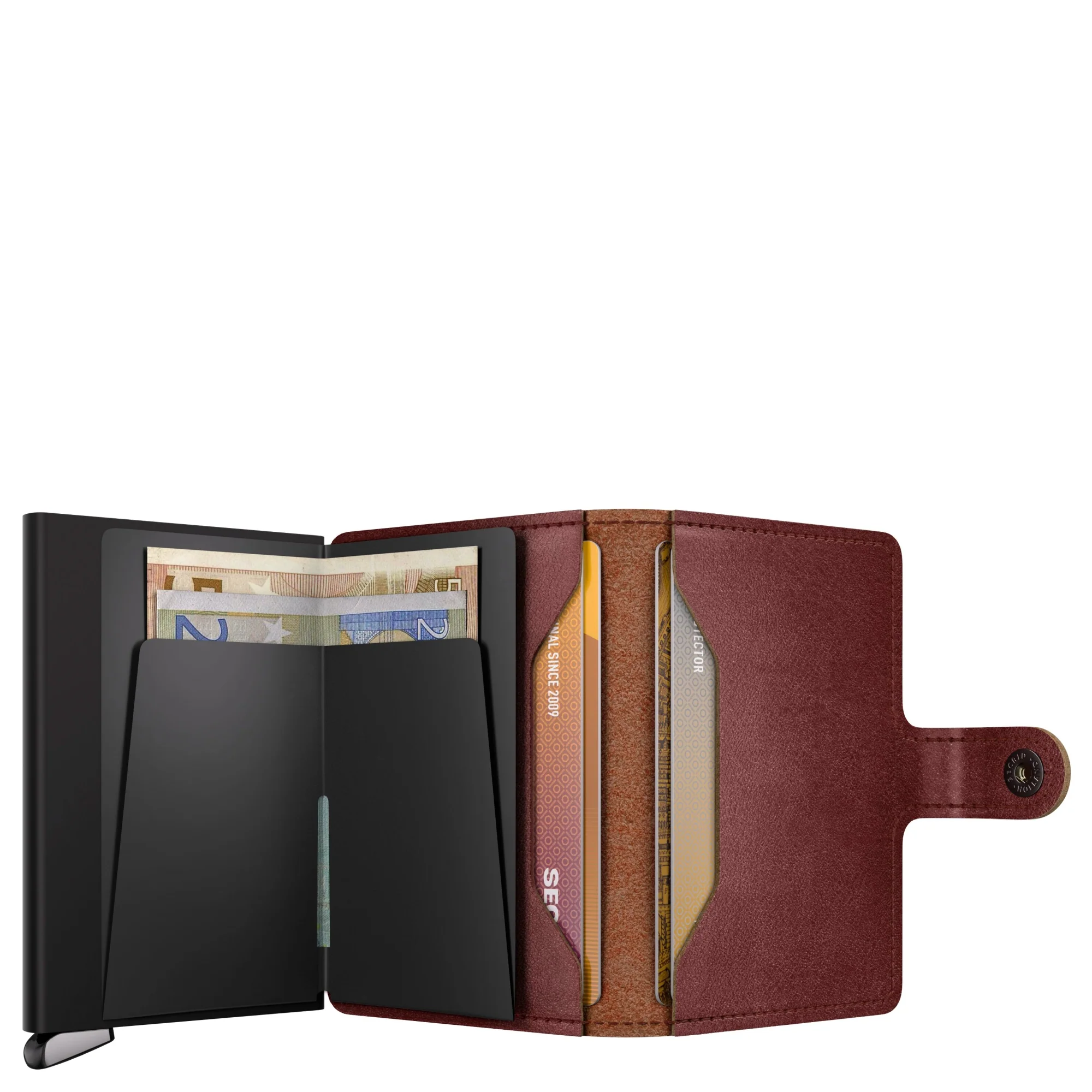 Secrid Premium Basco Miniwallet - Geldbörse RFID 6.5 cm (brown+) - Image 6