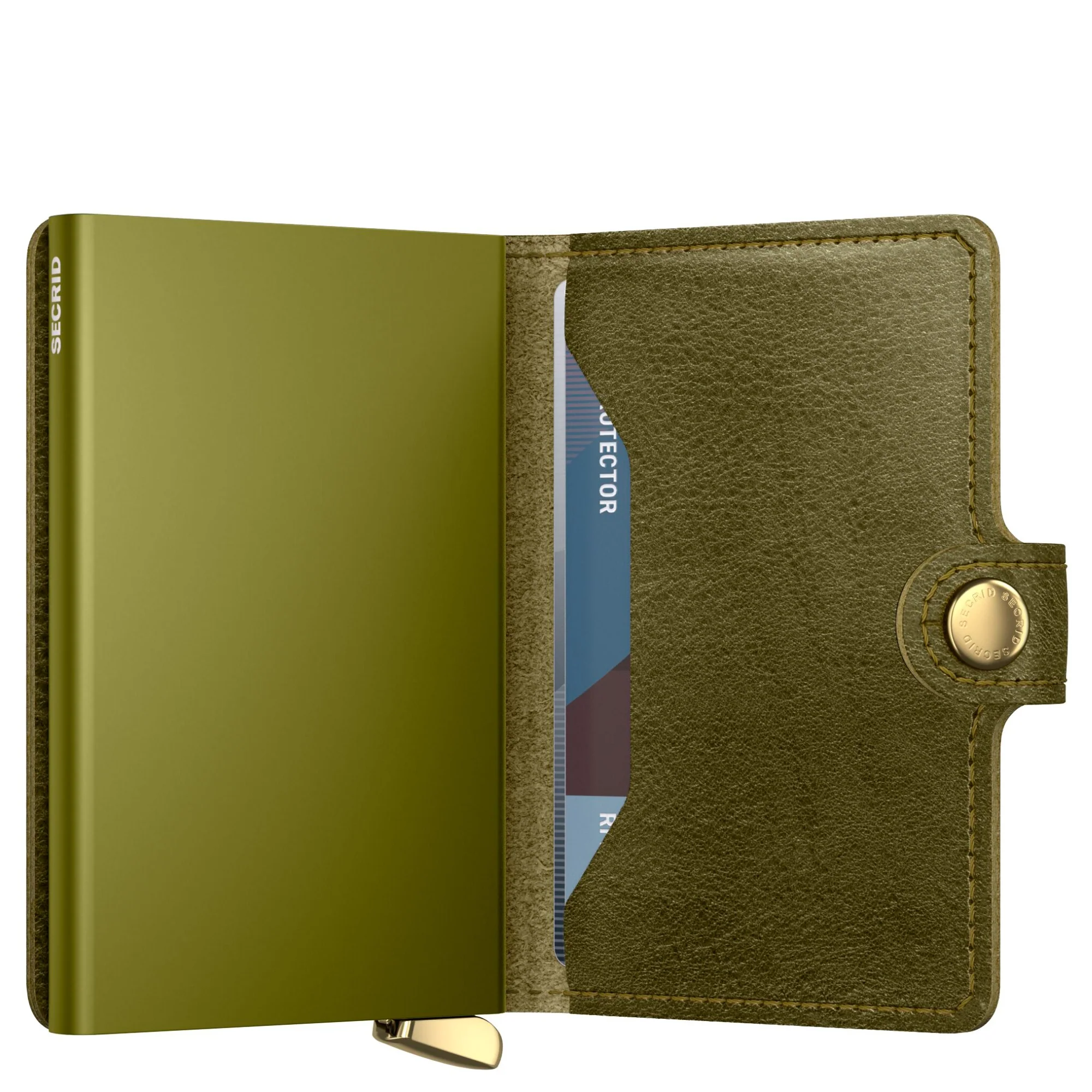 Secrid Premium Basco Miniwallet - Geldbörse RFID 6.5 cm (olive+) - Image 5