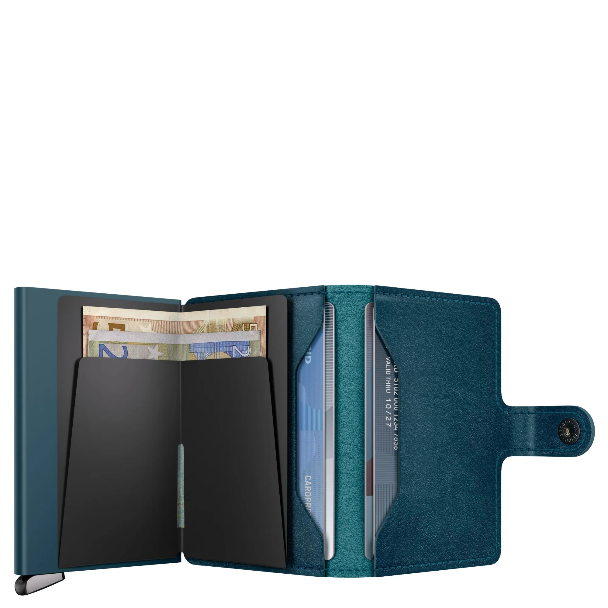 Secrid Premium Basco Miniwallet - Geldbörse RFID 6.5 cm (teal+) - Image 6