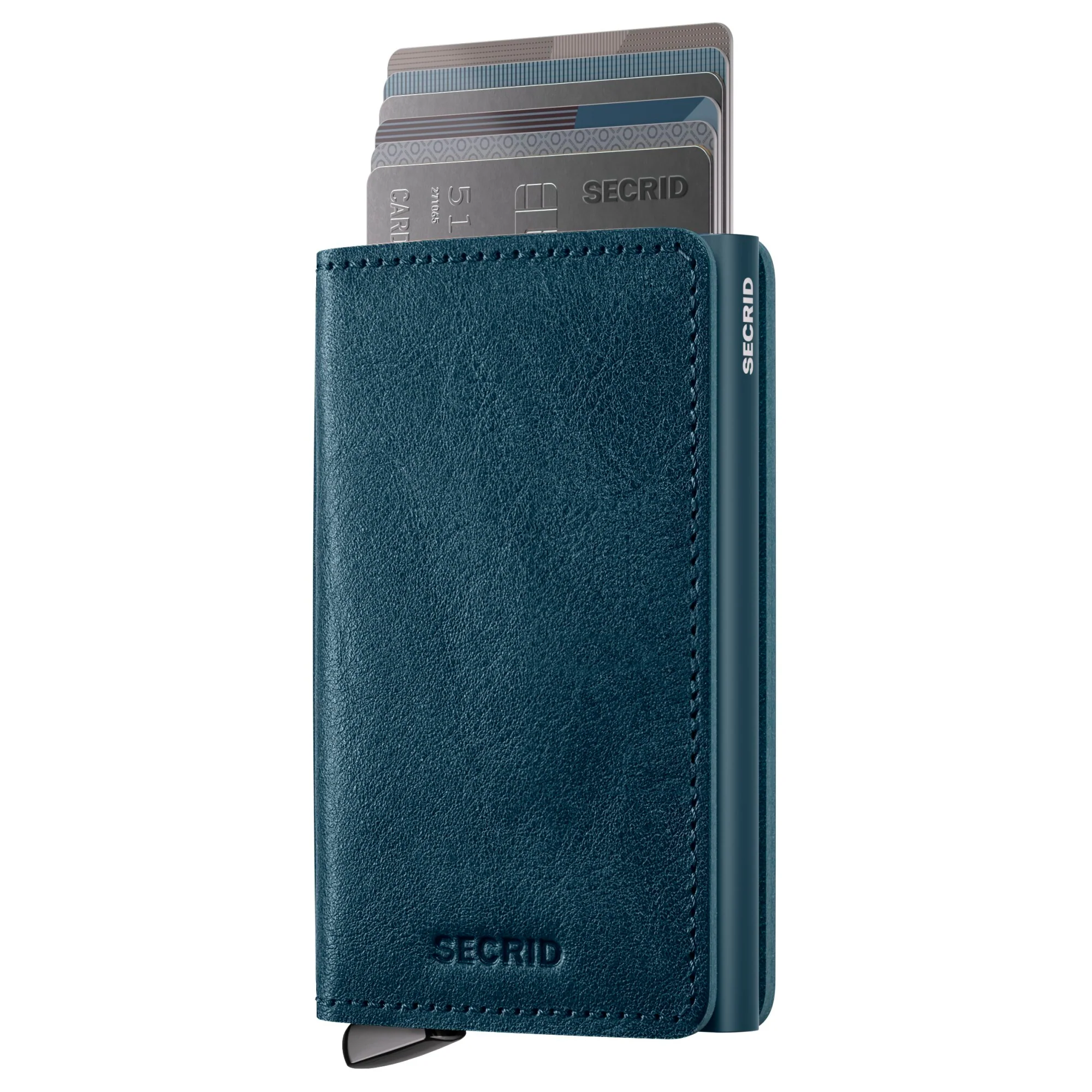 Secrid Premium Basco Slimwallet - Geldbörse RFID 6.5 cm (teal+) - Image 2