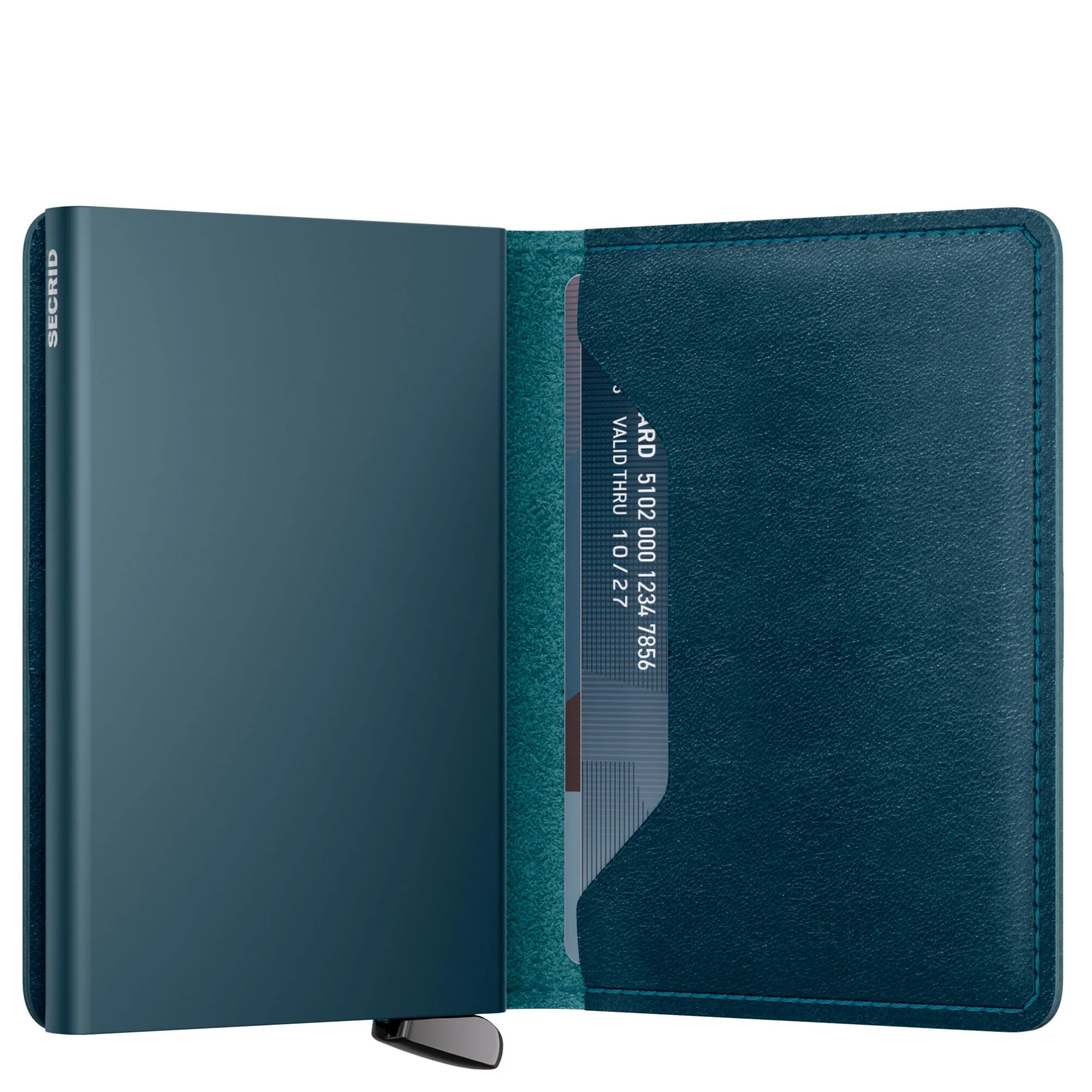 Secrid Premium Basco Slimwallet - Geldbörse RFID 6.5 cm (teal+) - Image 5