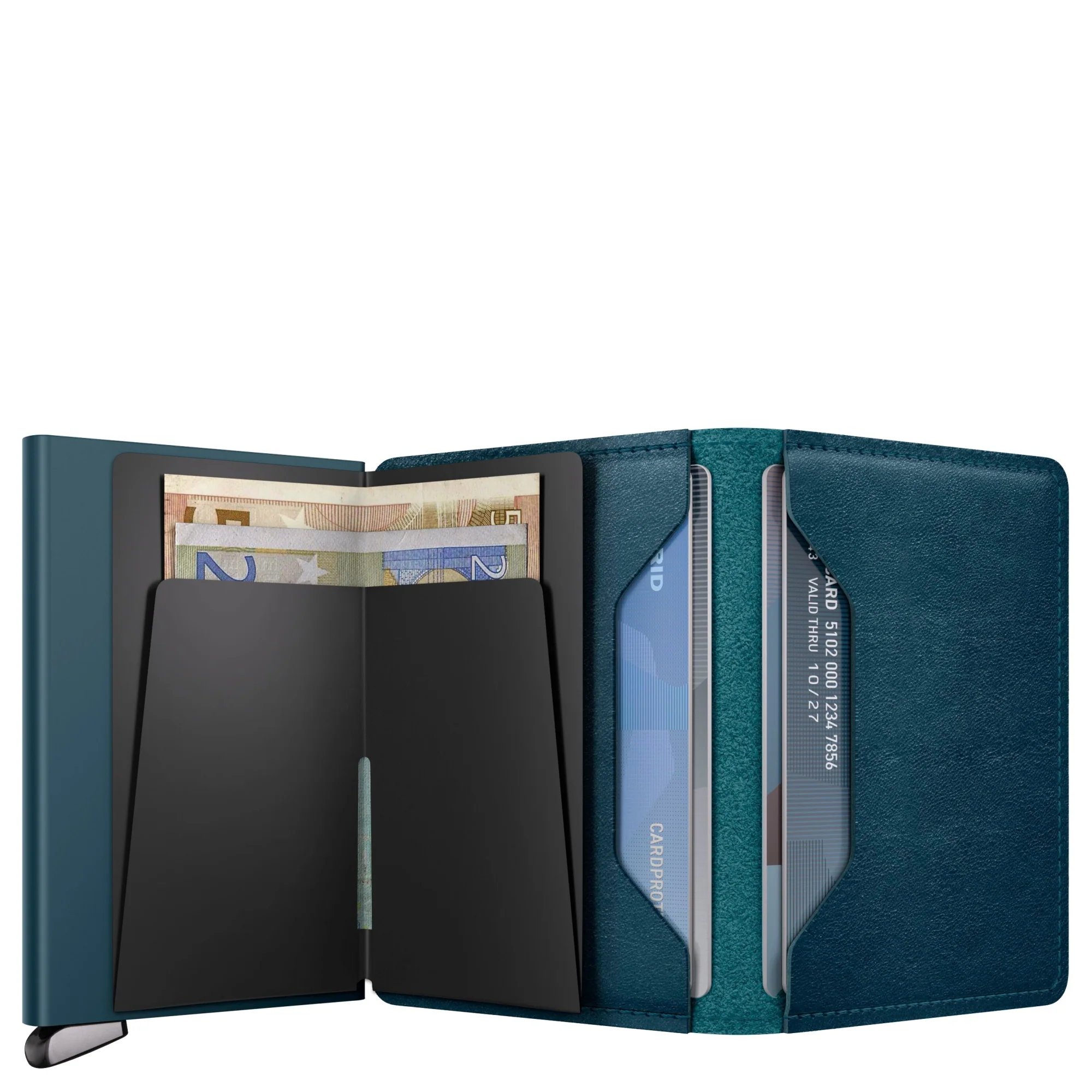 Secrid Premium Basco Slimwallet - Geldbörse RFID 6.5 cm (teal+) - Image 6
