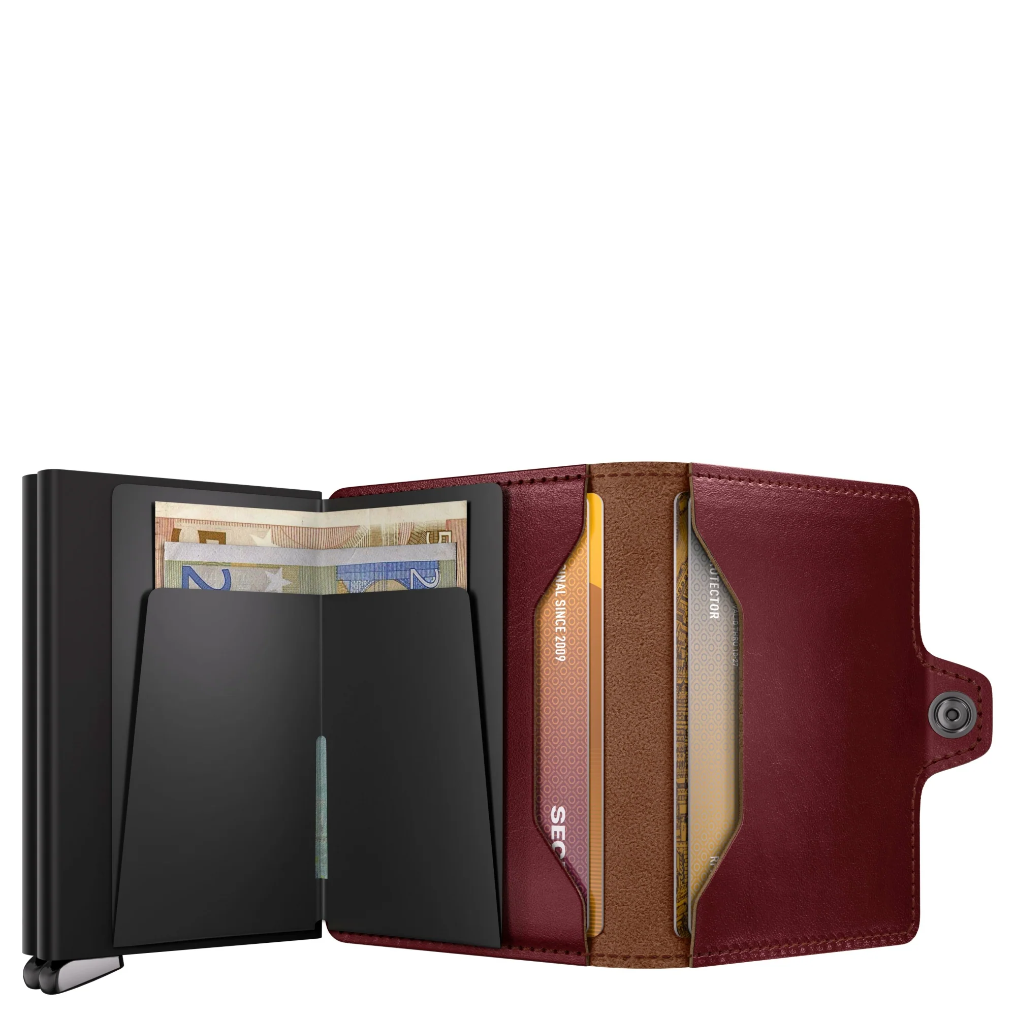 Secrid Twinwallet Basco - Kreditkartenetui 12cc 10.2 cm RFID (brown+) - Image 6