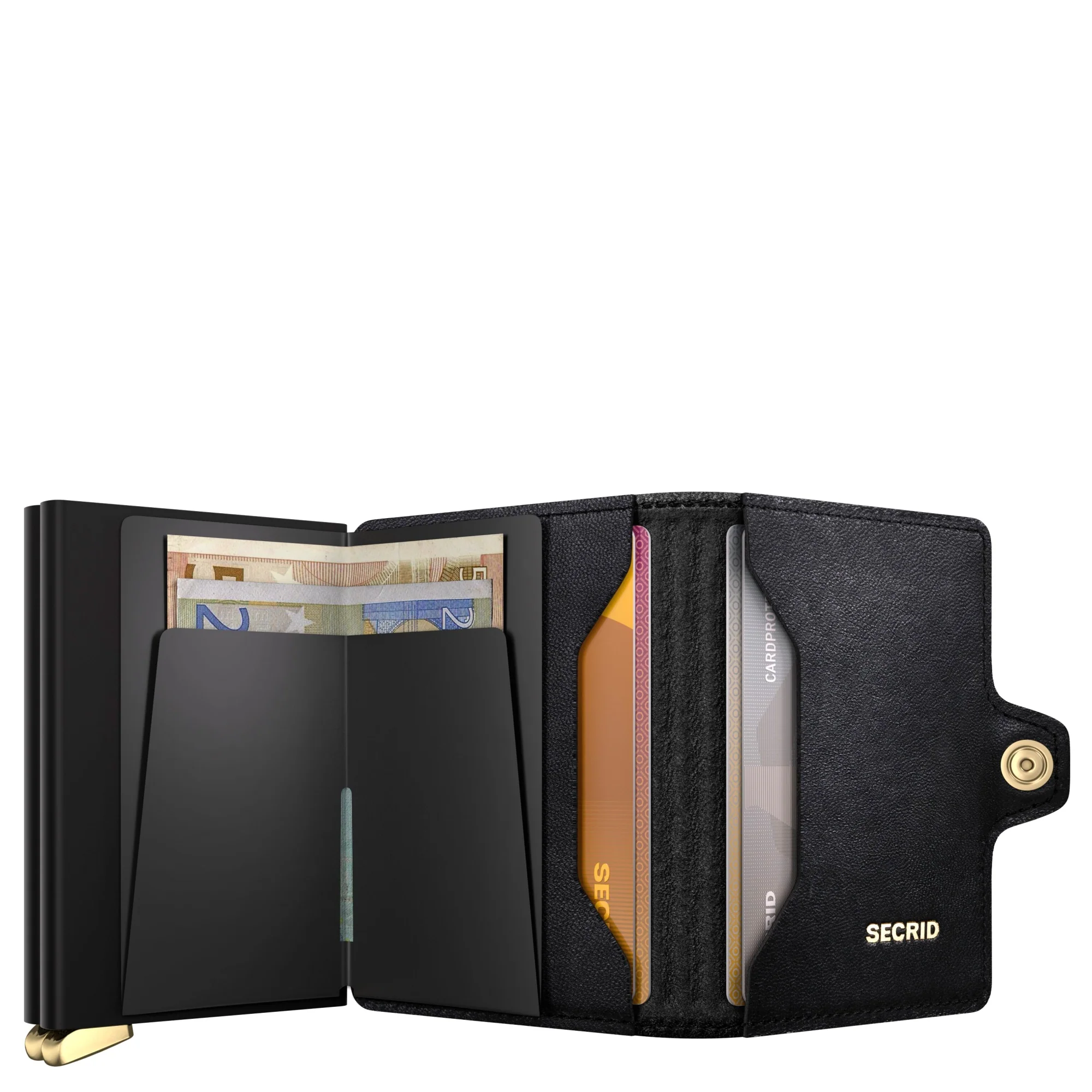 Secrid Twinwallet Emboss Diamond - Kreditkartenetui 6cc 10.2 cm RFID (black+) - Image 6