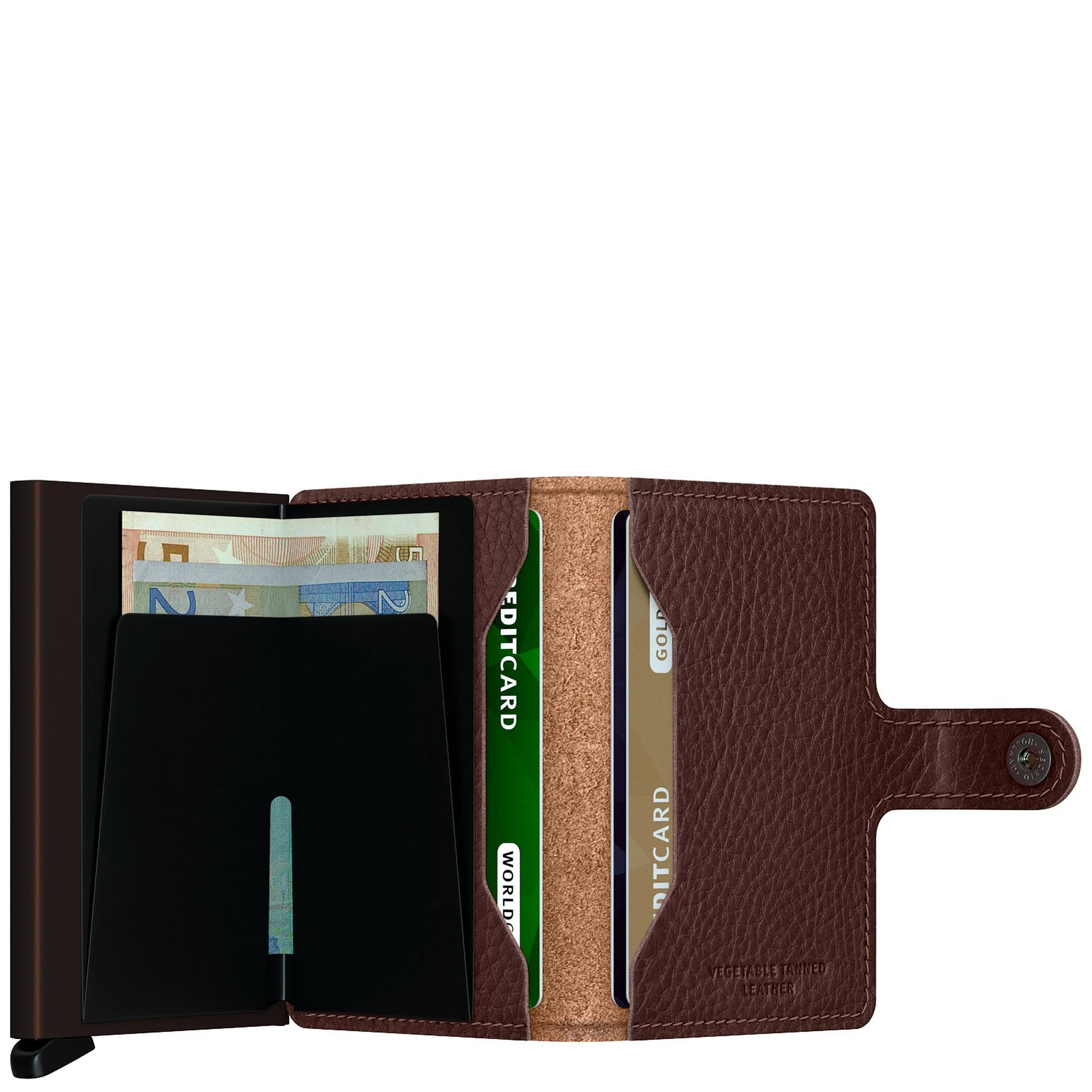 Secrid Vegetable Tanned Miniwallet - Geldbörse RFID 6.5 cm (espresso-brown) - Image 4