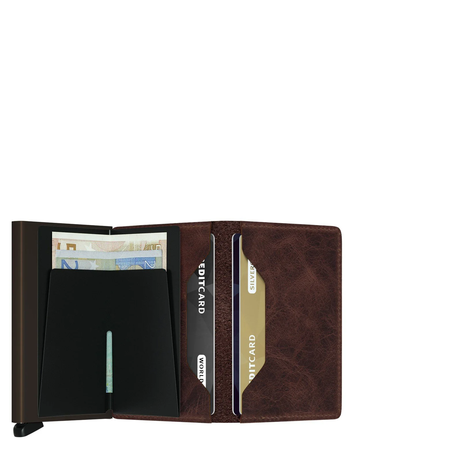 Secrid Vintage Slimwallet - Geldbörse RFID 6.8 cm (chocolate) - Image 4