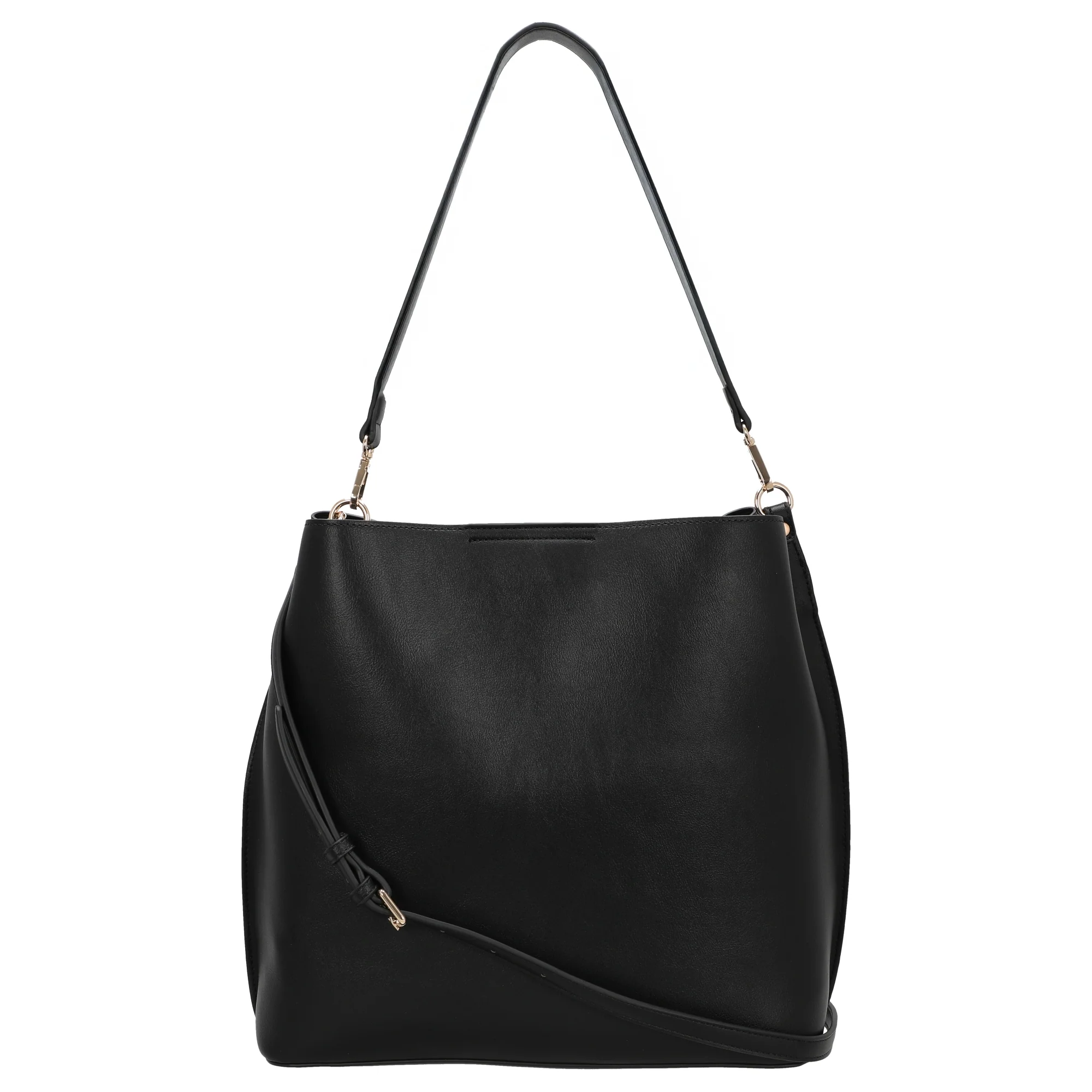 Seidenfelt Alunda Hobo - Schultertasche 33 cm (matt black) - Image 4