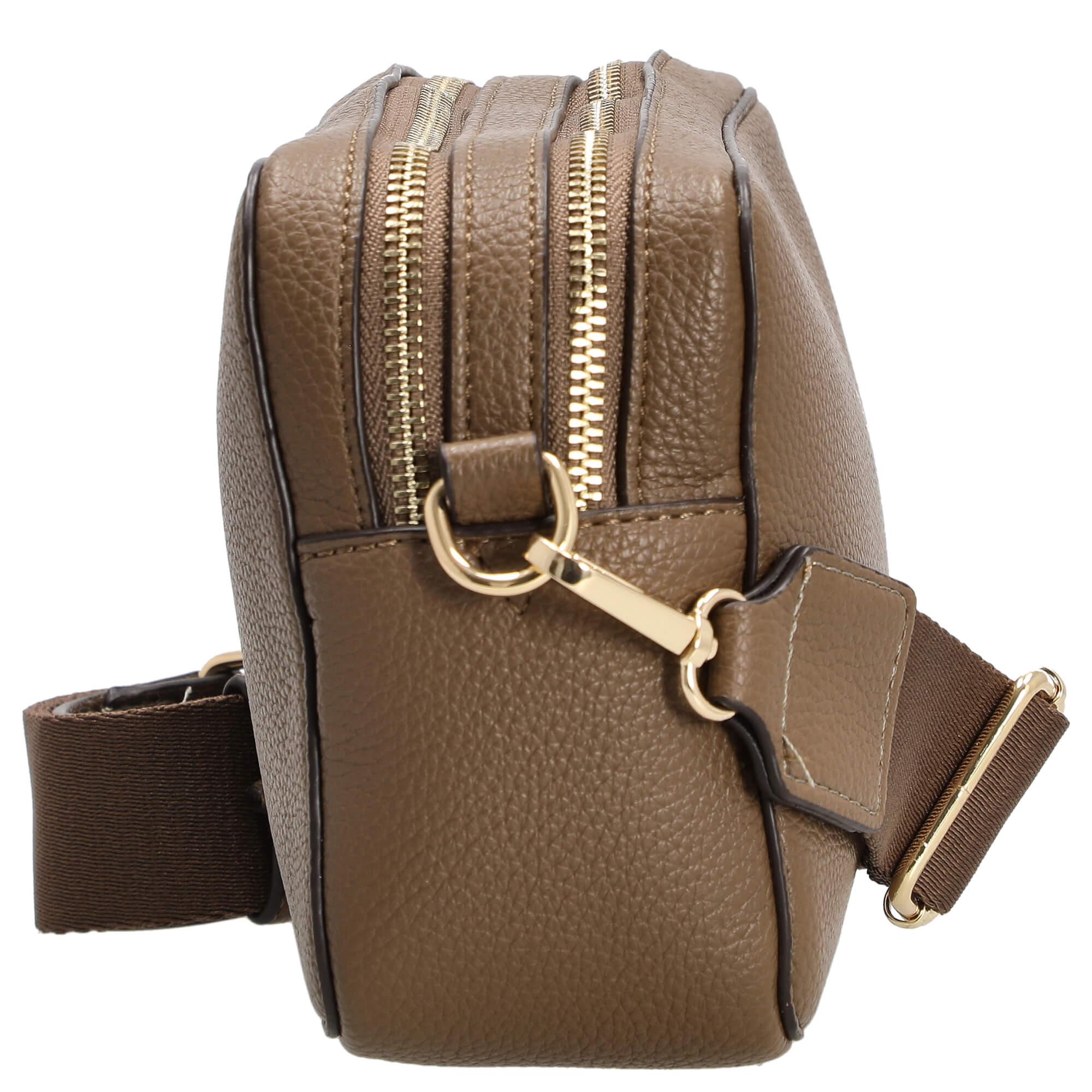 Seidenfelt Bjuv - Umhängetasche 24 cm (olive/gold) - Image 3