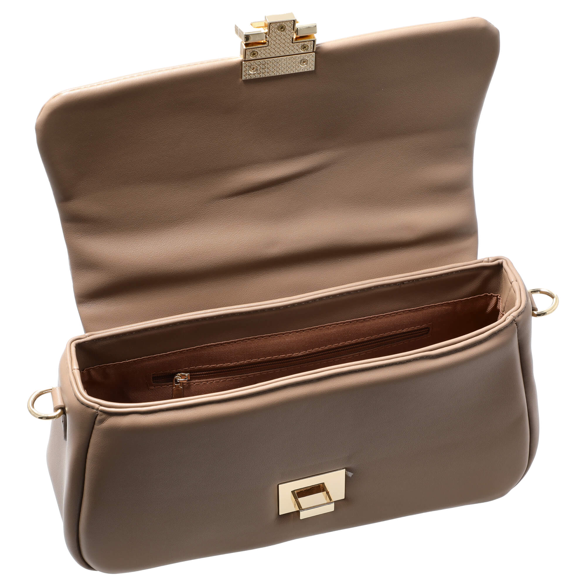 Seidenfelt Dalarna - Schultertasche 30 cm (soft toffee/gold) - Image 6