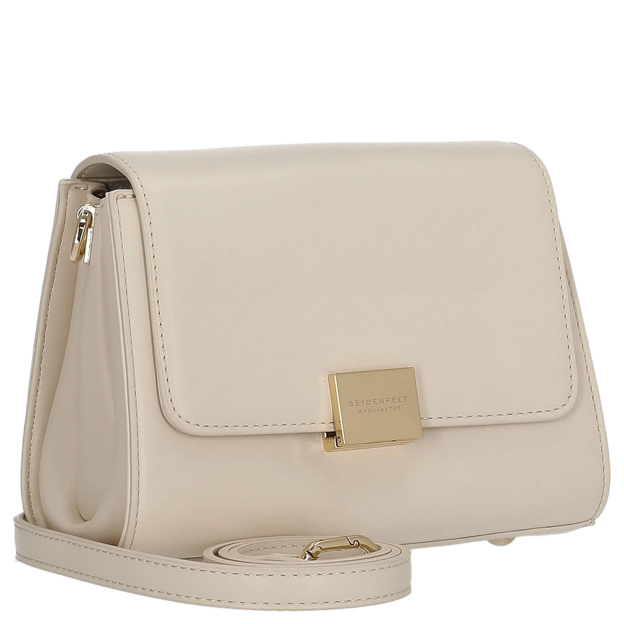 Seidenfelt Ellanda - Umhängetasche 20 cm (tofu beige) - Image 5