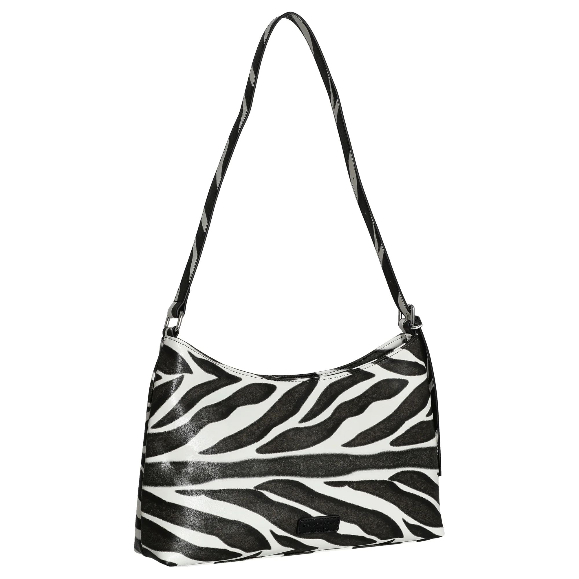Seidenfelt Fjone - Schultertasche 32 cm (zebra) - Image 5