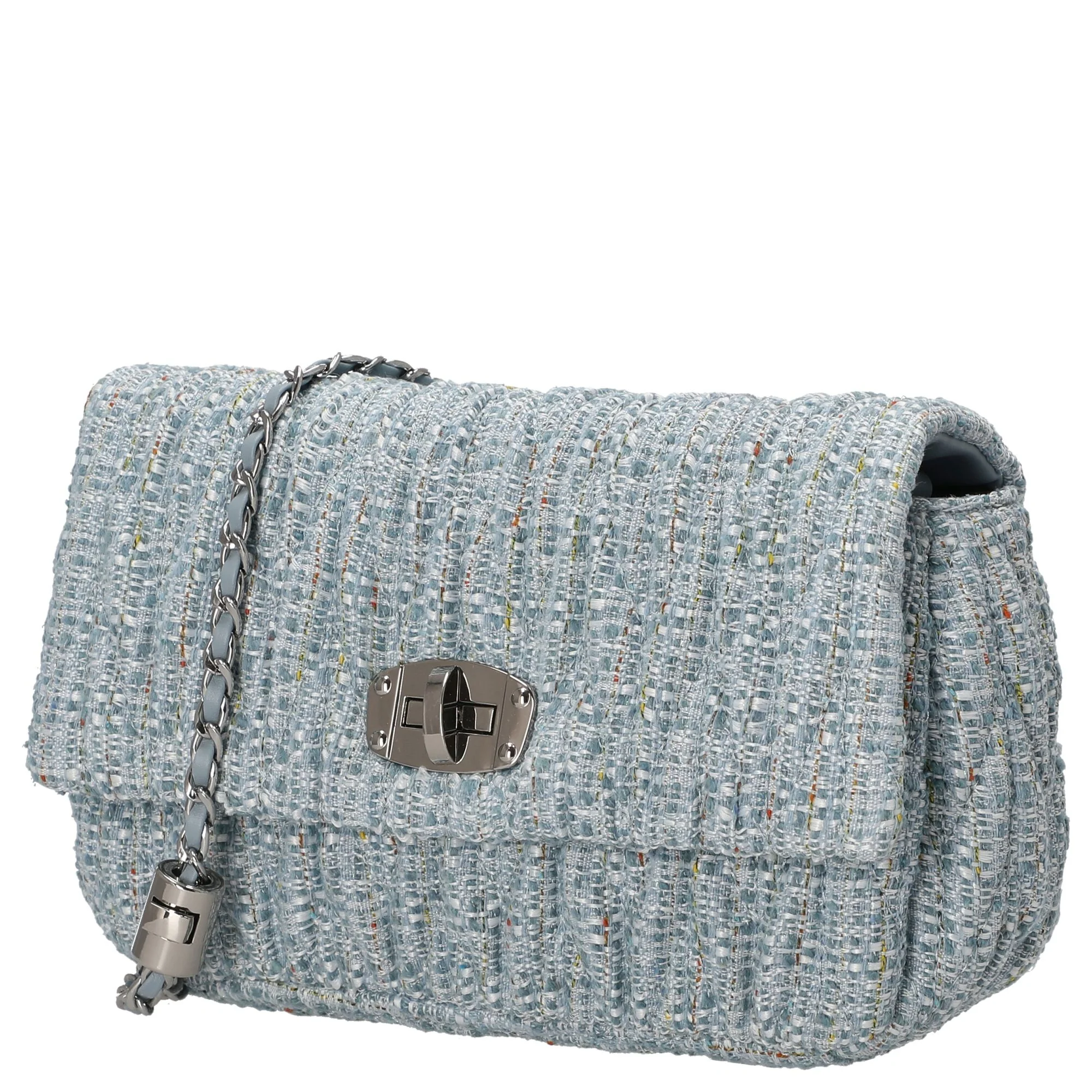 Seidenfelt Floro - Umhängetasche 24 cm (sea blue) - Image 2