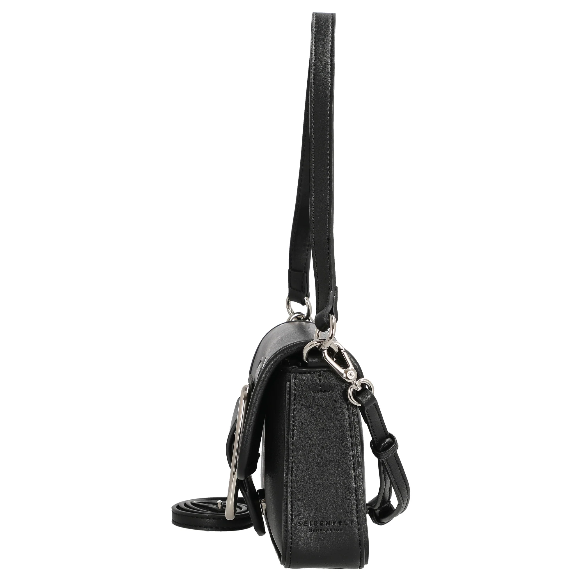 Seidenfelt Grurup - Umhängetasche 19 cm (black) - Image 3