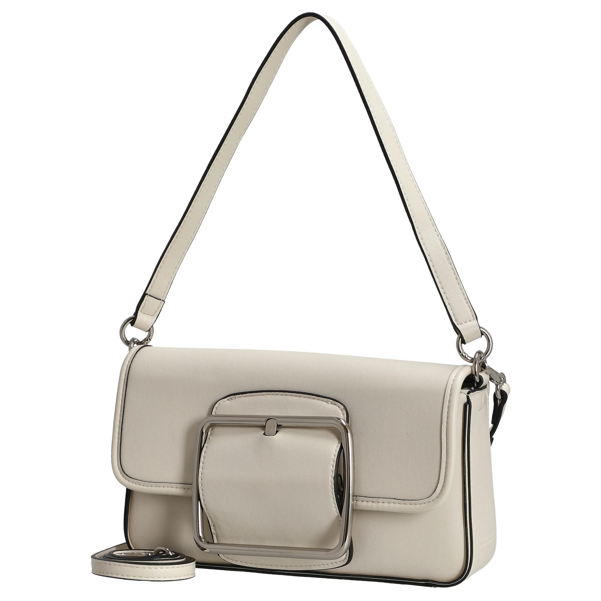 Seidenfelt Grurup - Umhängetasche 19 cm (cool beige) - Image 2
