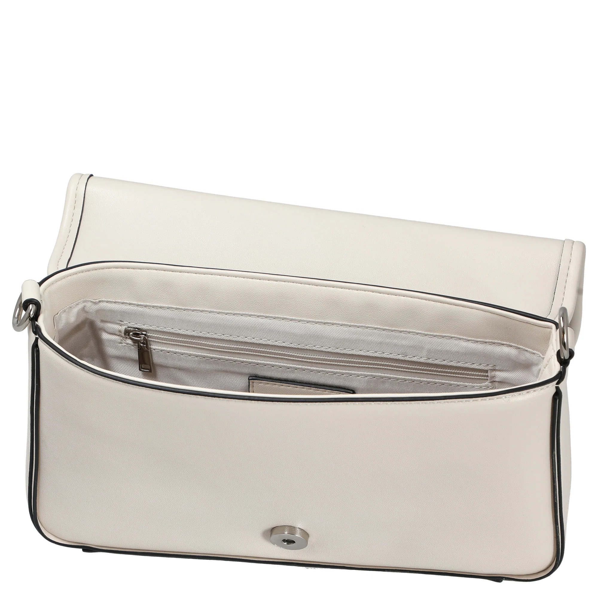 Seidenfelt Grurup - Umhängetasche 19 cm (cool beige) - Image 6