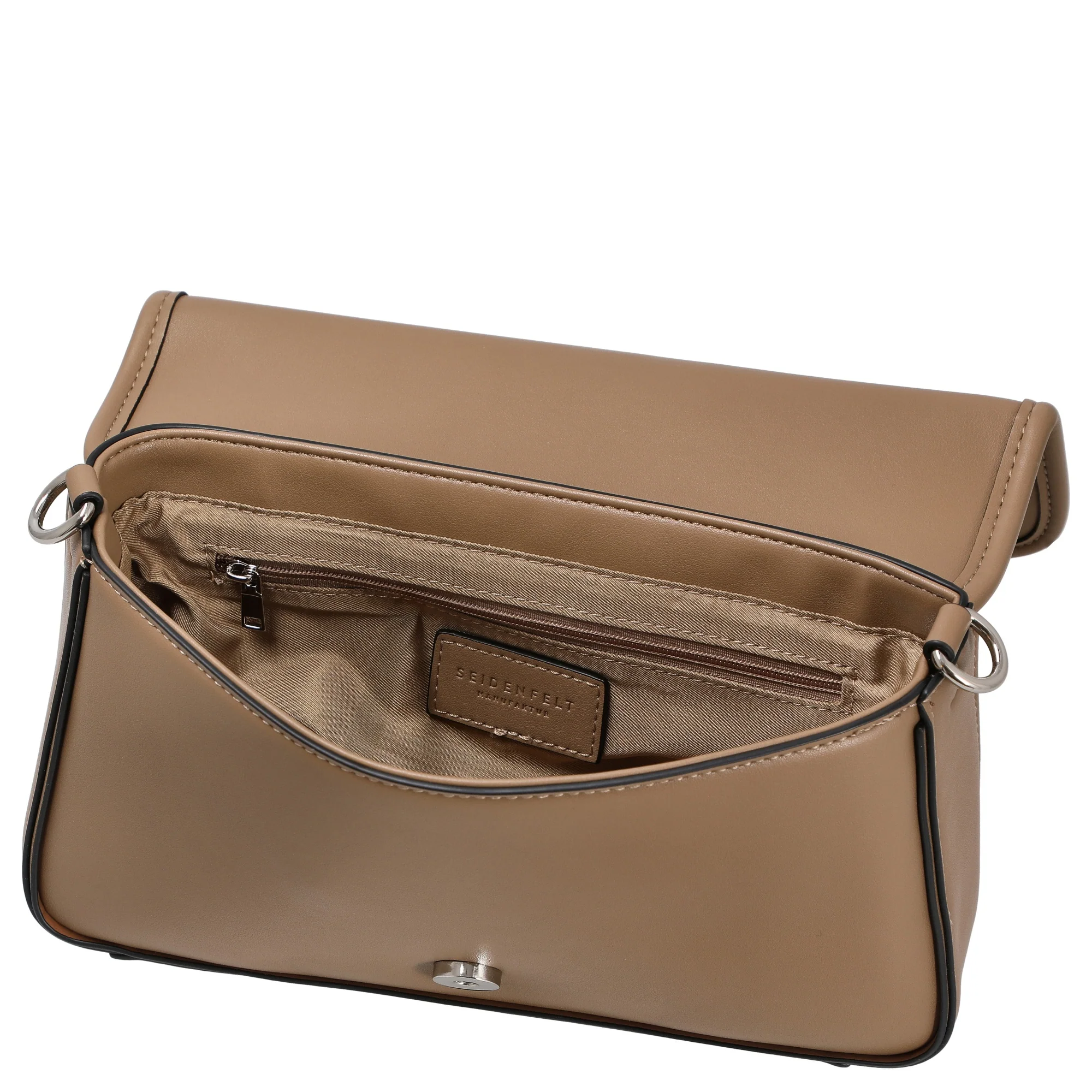 Seidenfelt Grurup - Umhängetasche 19 cm (smooth toffee) - Image 6