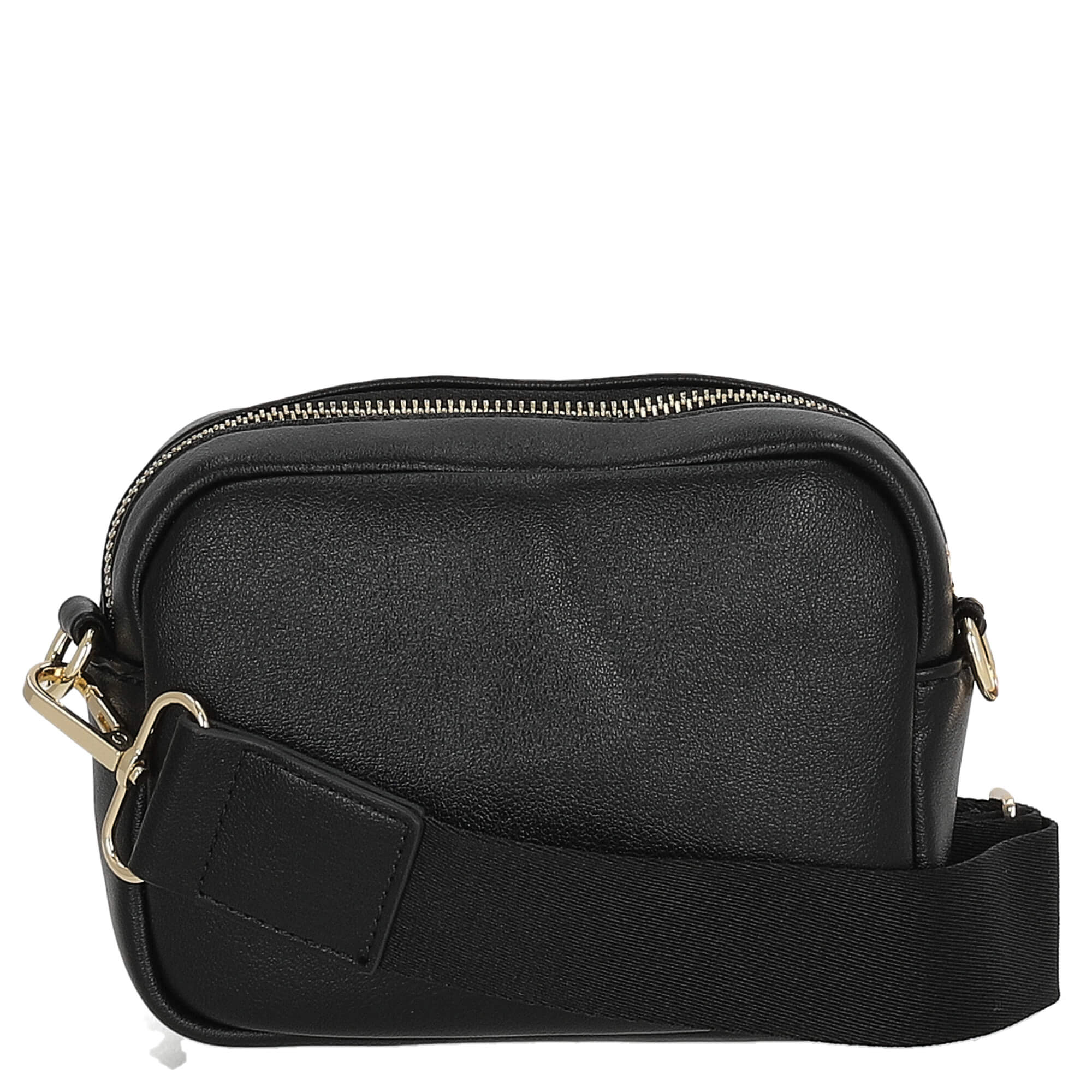 Seidenfelt Heby - Schultertasche 18 cm (black/gold) - Image 4