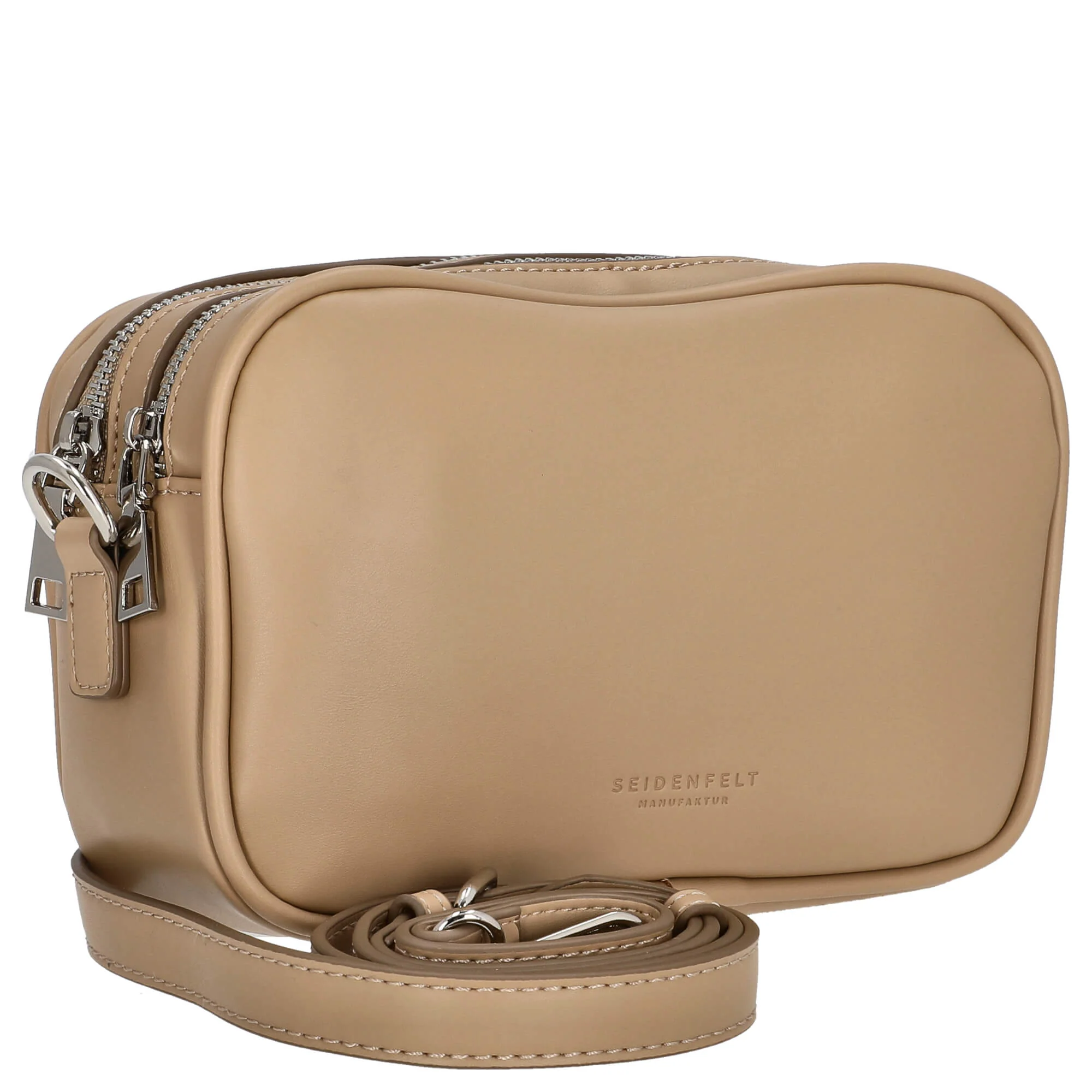 Seidenfelt Hede Box Crossbody - Umhängetasche 21 cm (almond) - Image 5