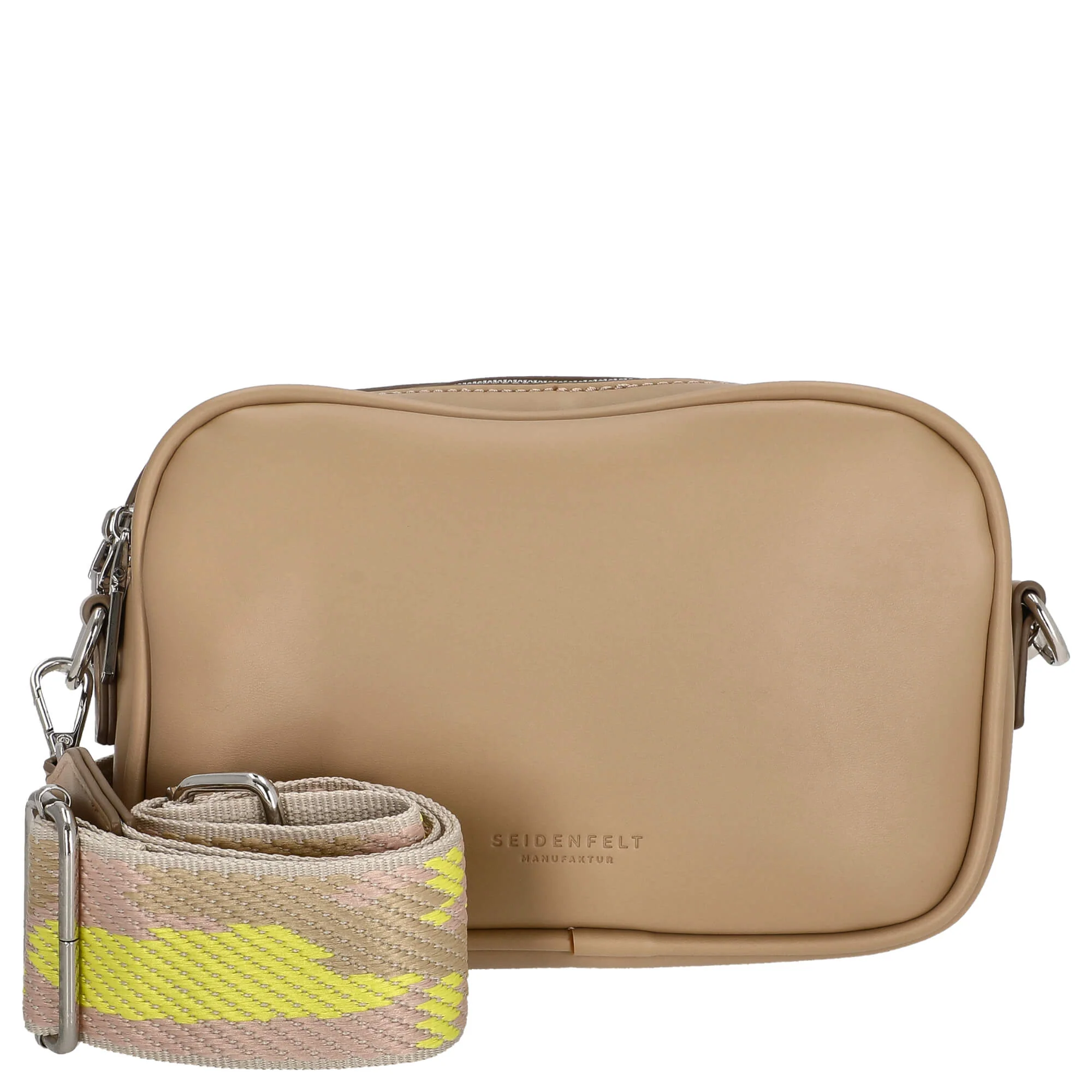 Seidenfelt Hede Box Crossbody - Umhängetasche 21 cm (almond) - Image 6