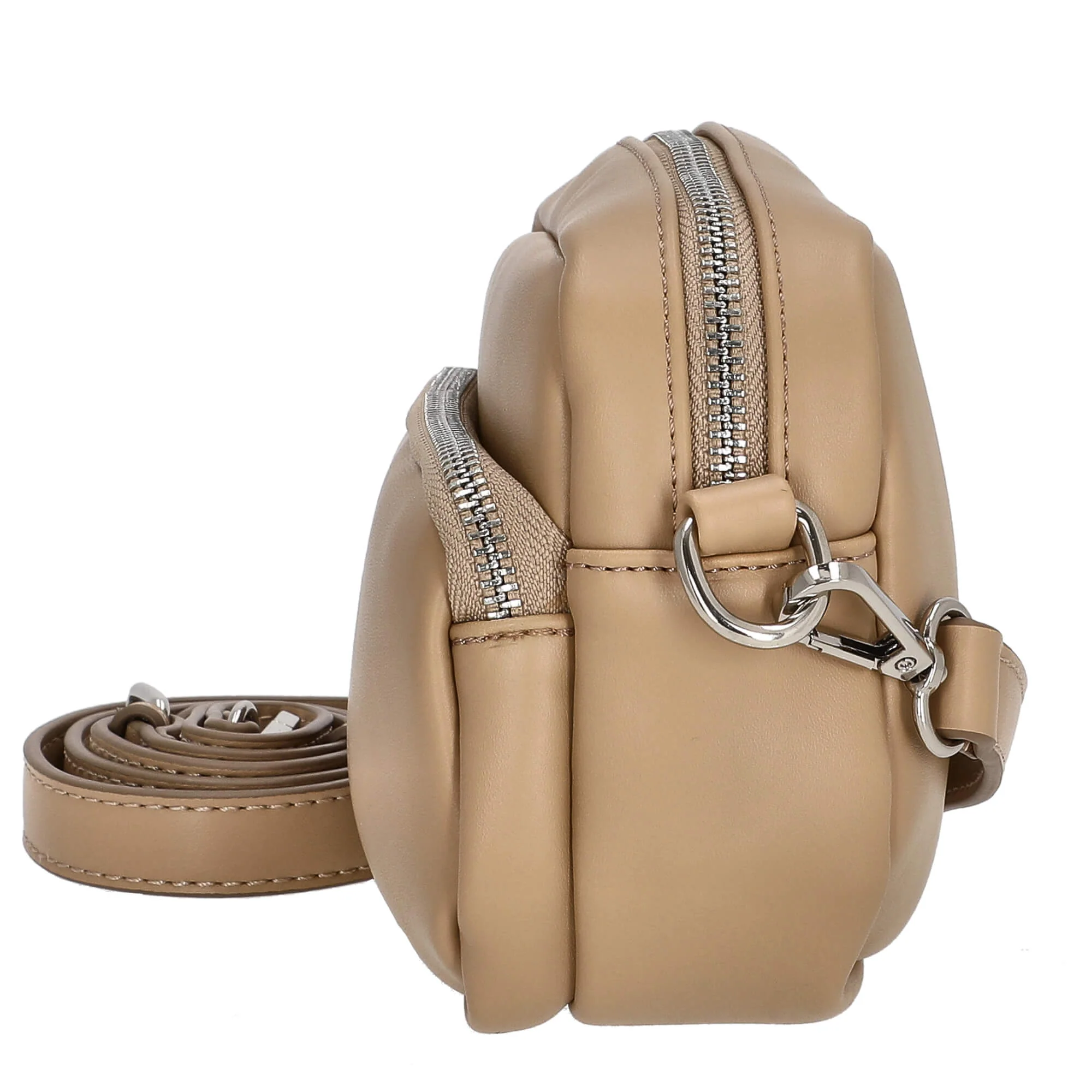Seidenfelt Hede Crossbody - Umhängetasche 17 cm (almond) - Image 3