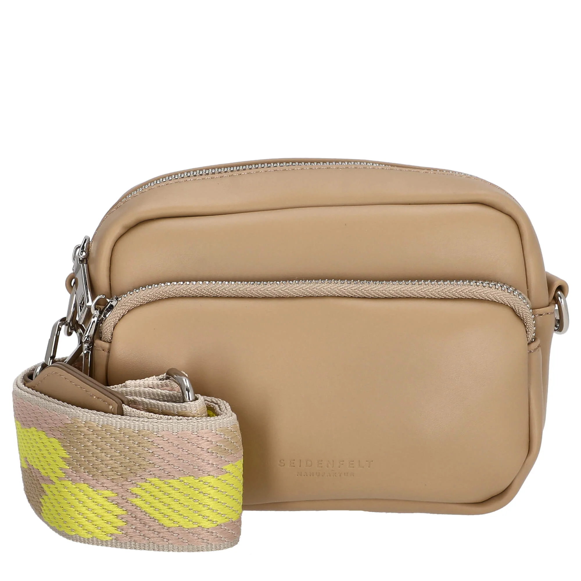Seidenfelt Hede Crossbody - Umhängetasche 17 cm (almond) - Image 6