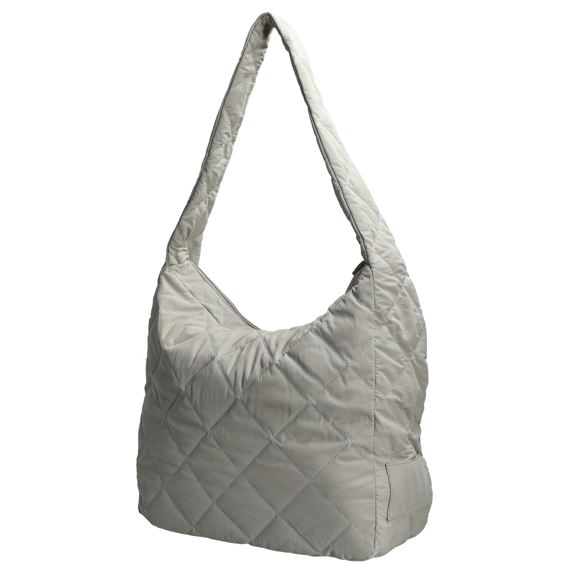 Seidenfelt Hetta Maxi Hobo - Schultertasche 42 cm (cool grey) - Image 2