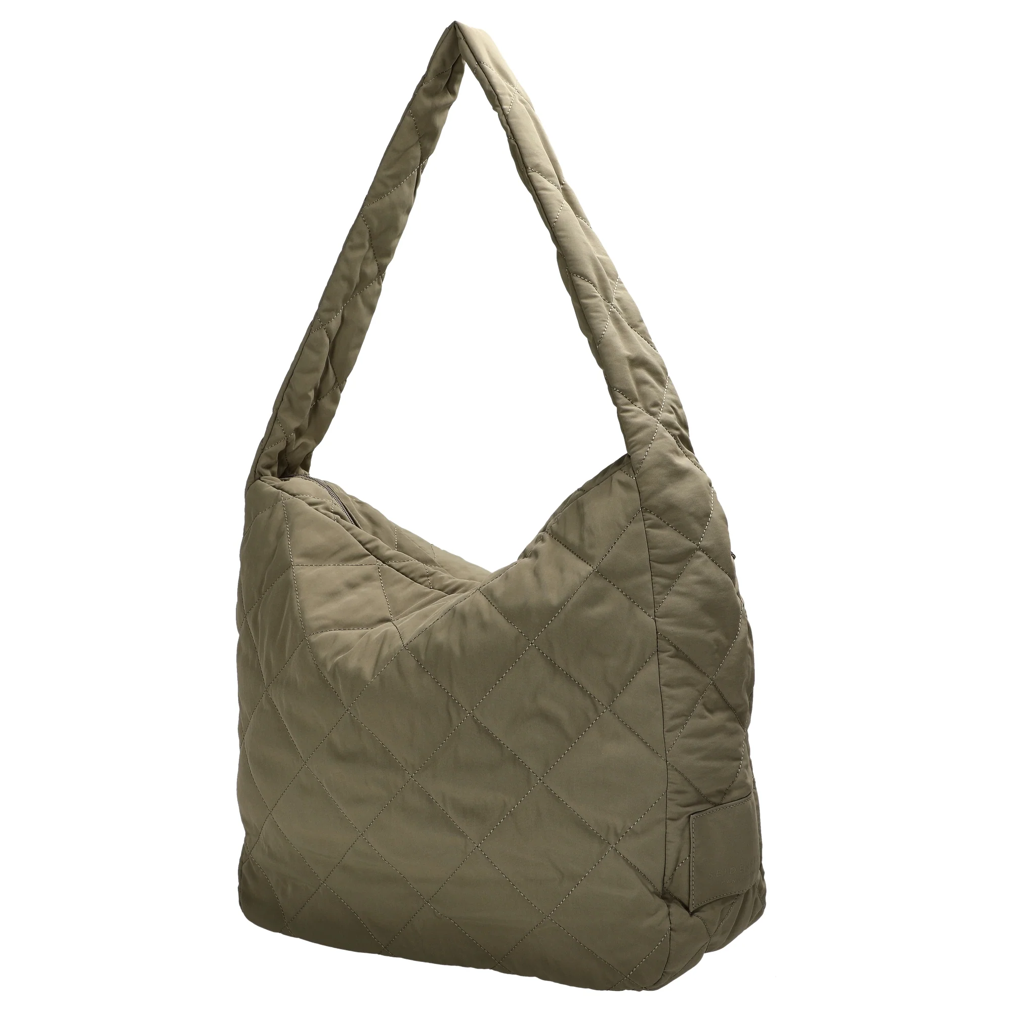 Seidenfelt Hetta Maxi Hobo - Schultertasche 42 cm (greige khaki) - Image 2