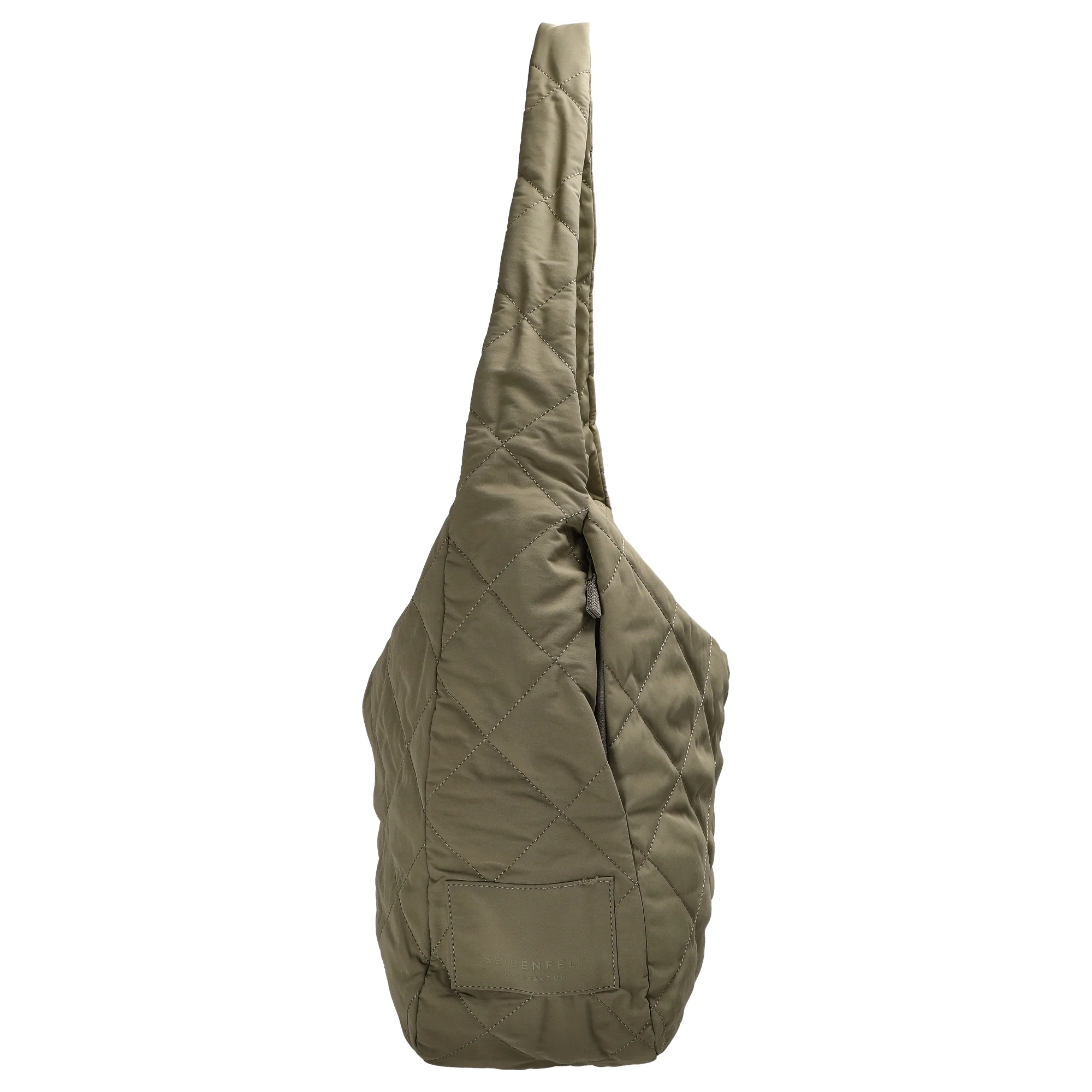 Seidenfelt Hetta Maxi Hobo - Schultertasche 42 cm (greige khaki) - Image 3