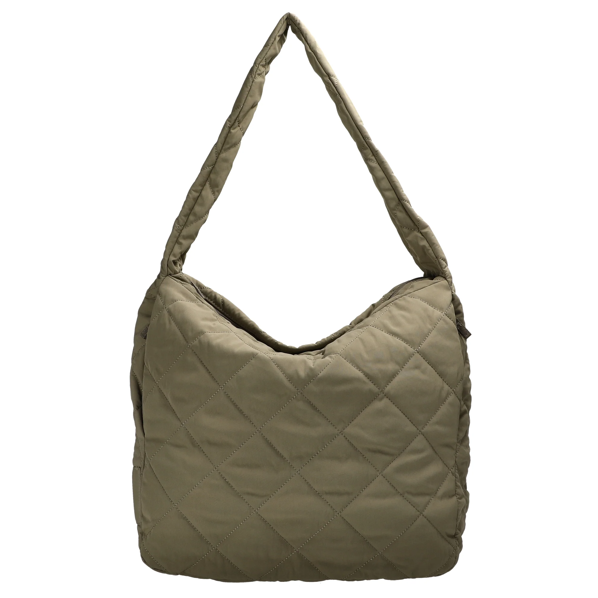 Seidenfelt Hetta Maxi Hobo - Schultertasche 42 cm (greige khaki) - Image 4
