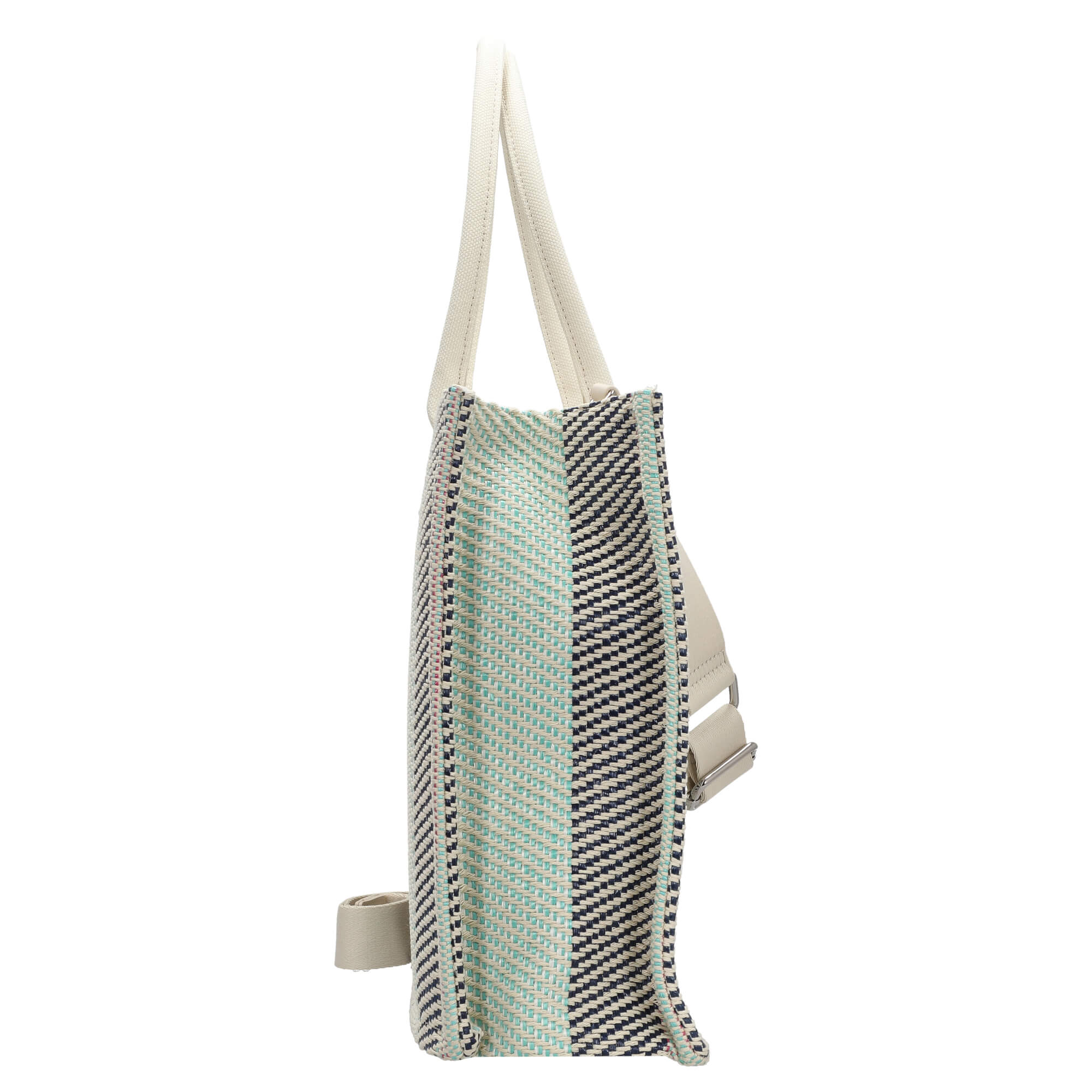 Seidenfelt Hulu - Shopper 40 cm (aqua mix) - Image 3
