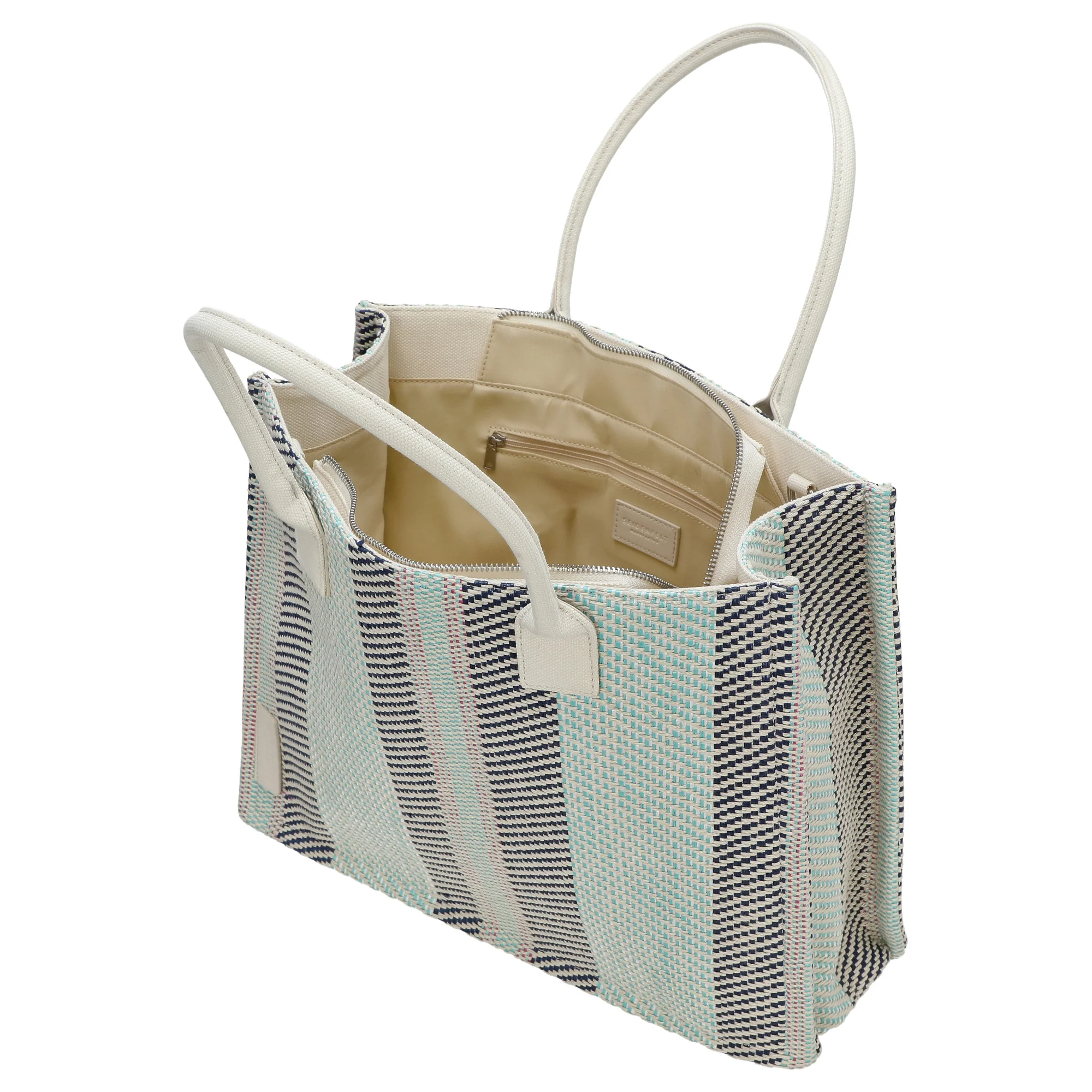 Seidenfelt Hulu - Shopper 40 cm (aqua mix) - Image 6