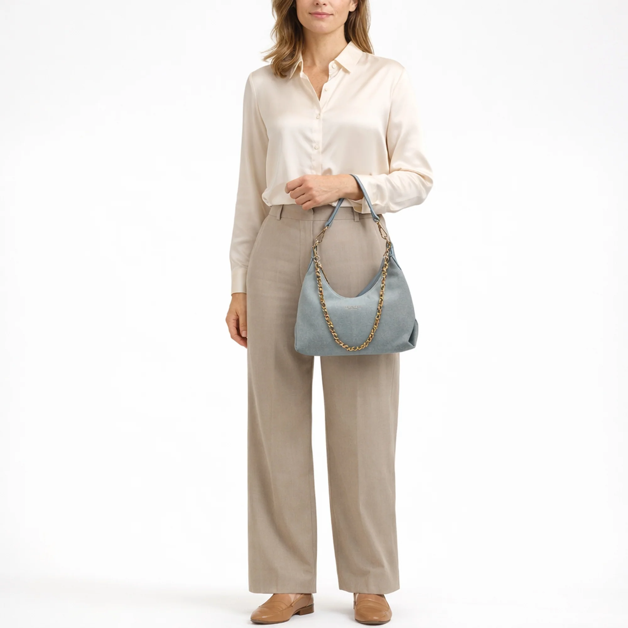 Seidenfelt Huuvari Hobo - Schultertasche (denim in blue) - Image 7