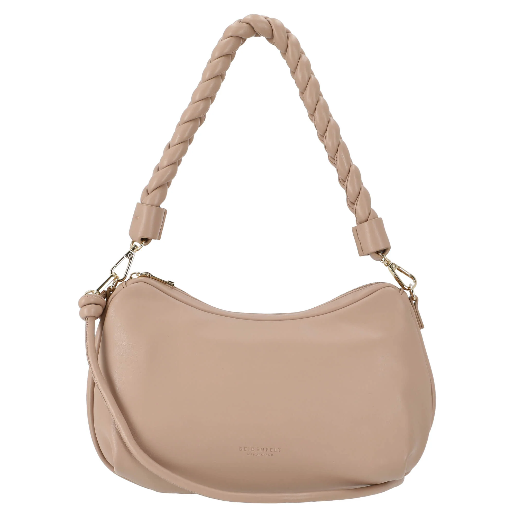 Seidenfelt Ikast Hobo - Umhängetasche 31 cm (beige/gold) - Image 4
