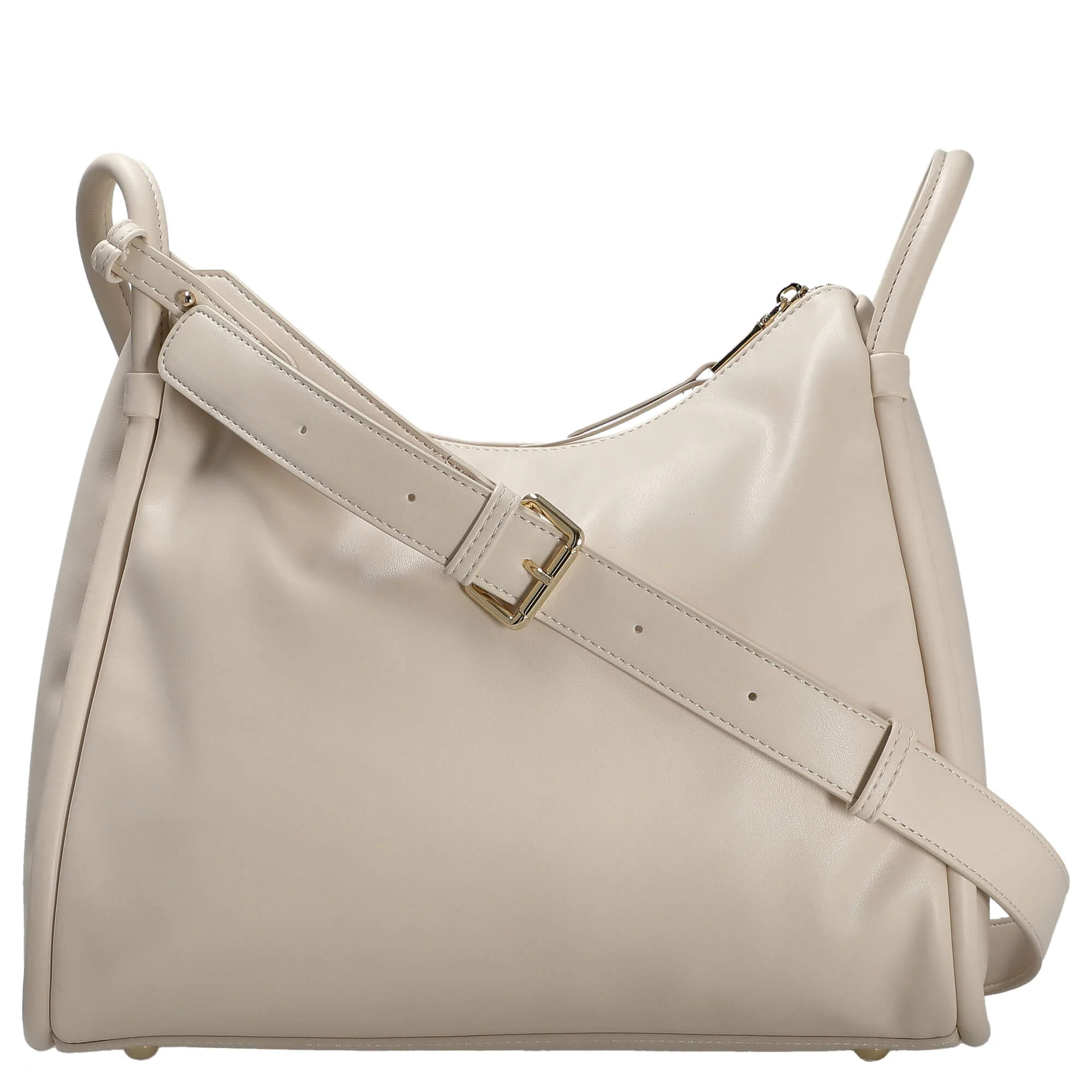 Seidenfelt Kaavi - Umhängetasche 30 cm (cotton beige/gold) - Image 4