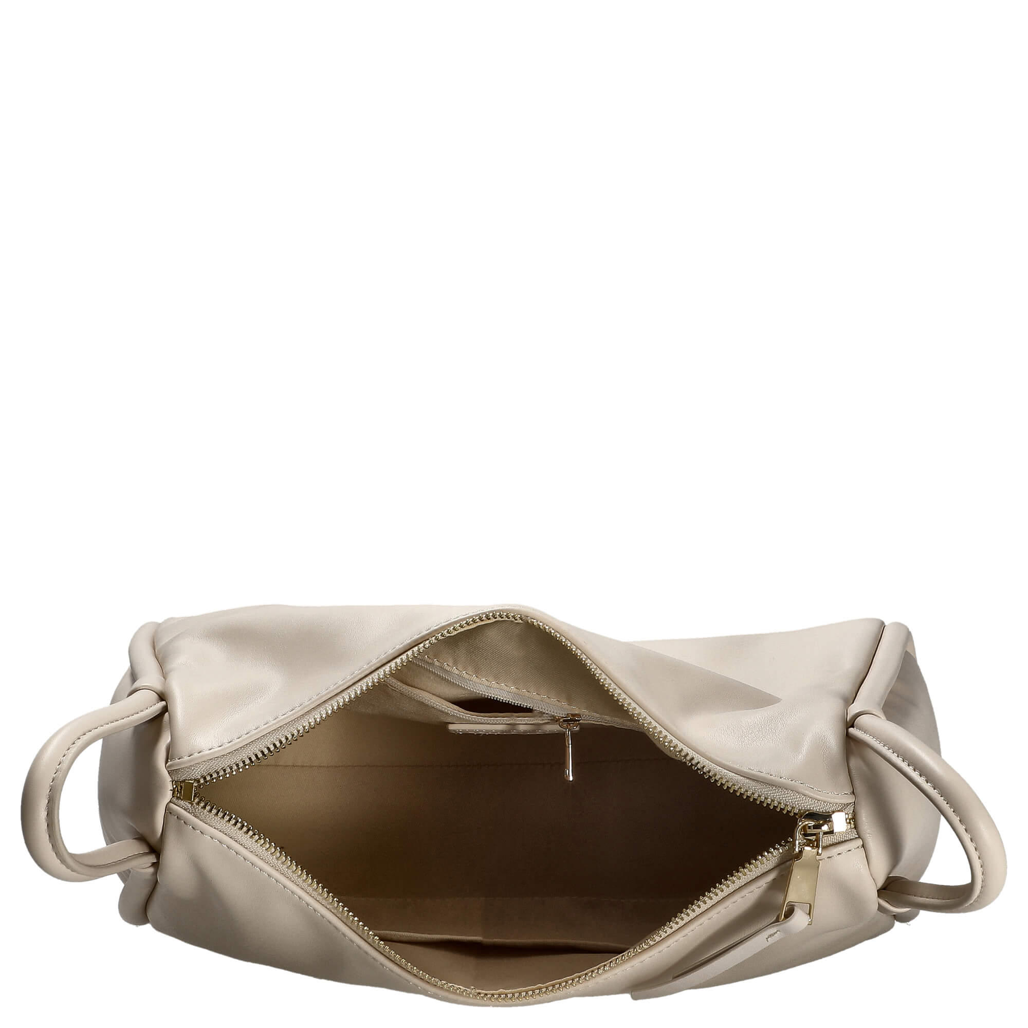 Seidenfelt Kaavi - Umhängetasche 30 cm (cotton beige/gold) - Image 6