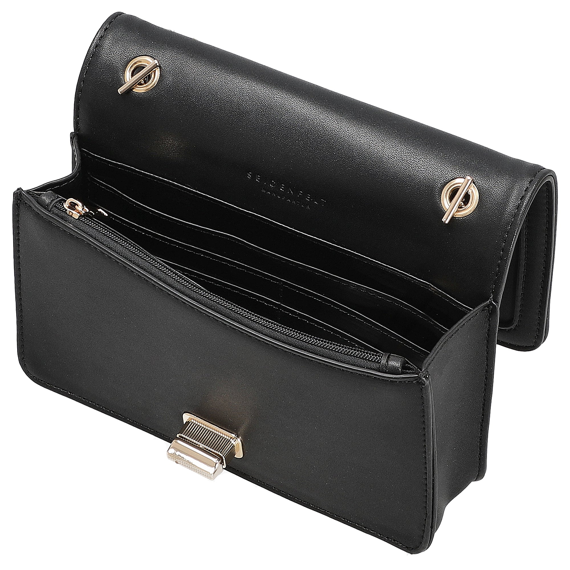 Seidenfelt Kosta - Umhängetasche 19 cm (black) - Image 6