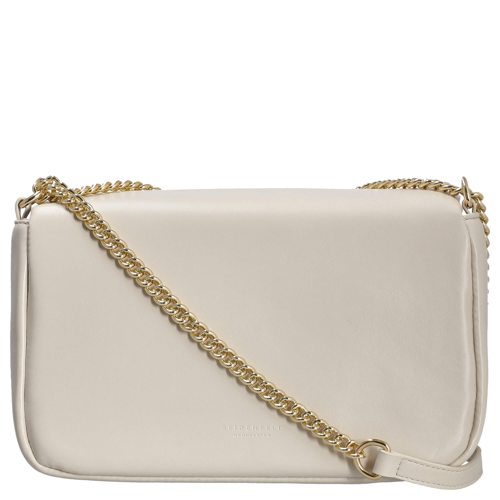 Seidenfelt Lesja - Umhängetasche 27 cm (oat milk/gold) - Image 4