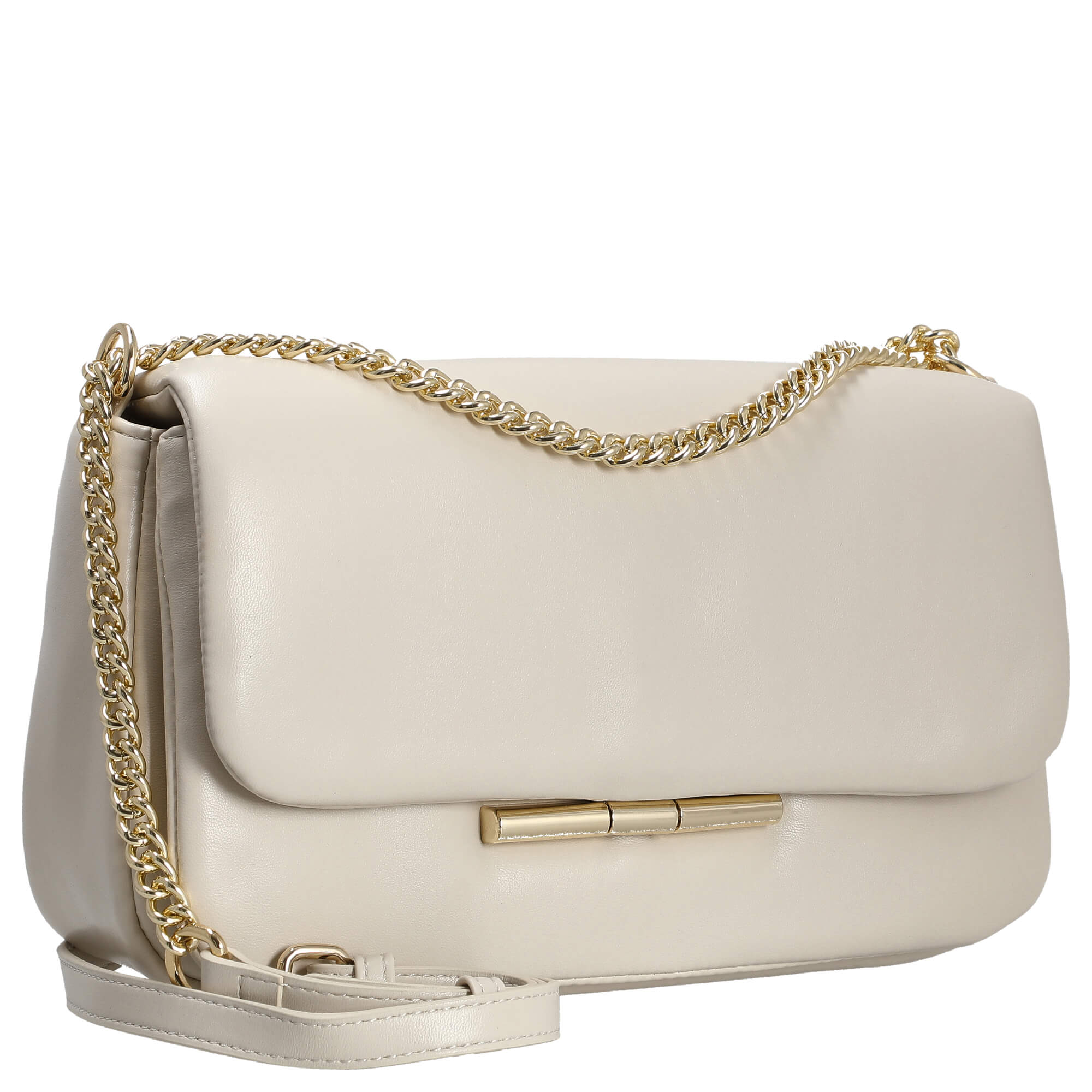 Seidenfelt Lesja - Umhängetasche 27 cm (oat milk/gold) - Image 5